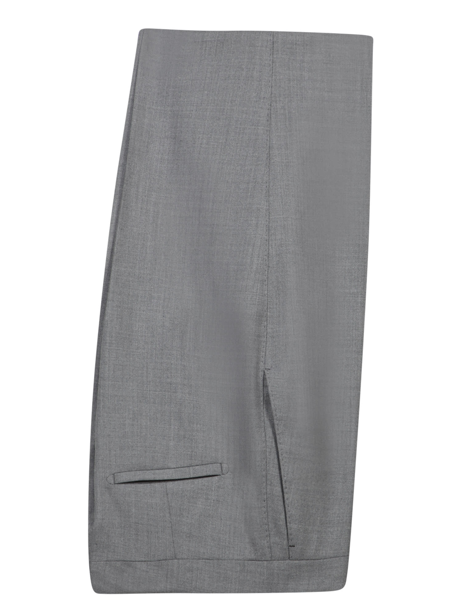 Shop Tagliatore Parigi Gabardine Grey Suit