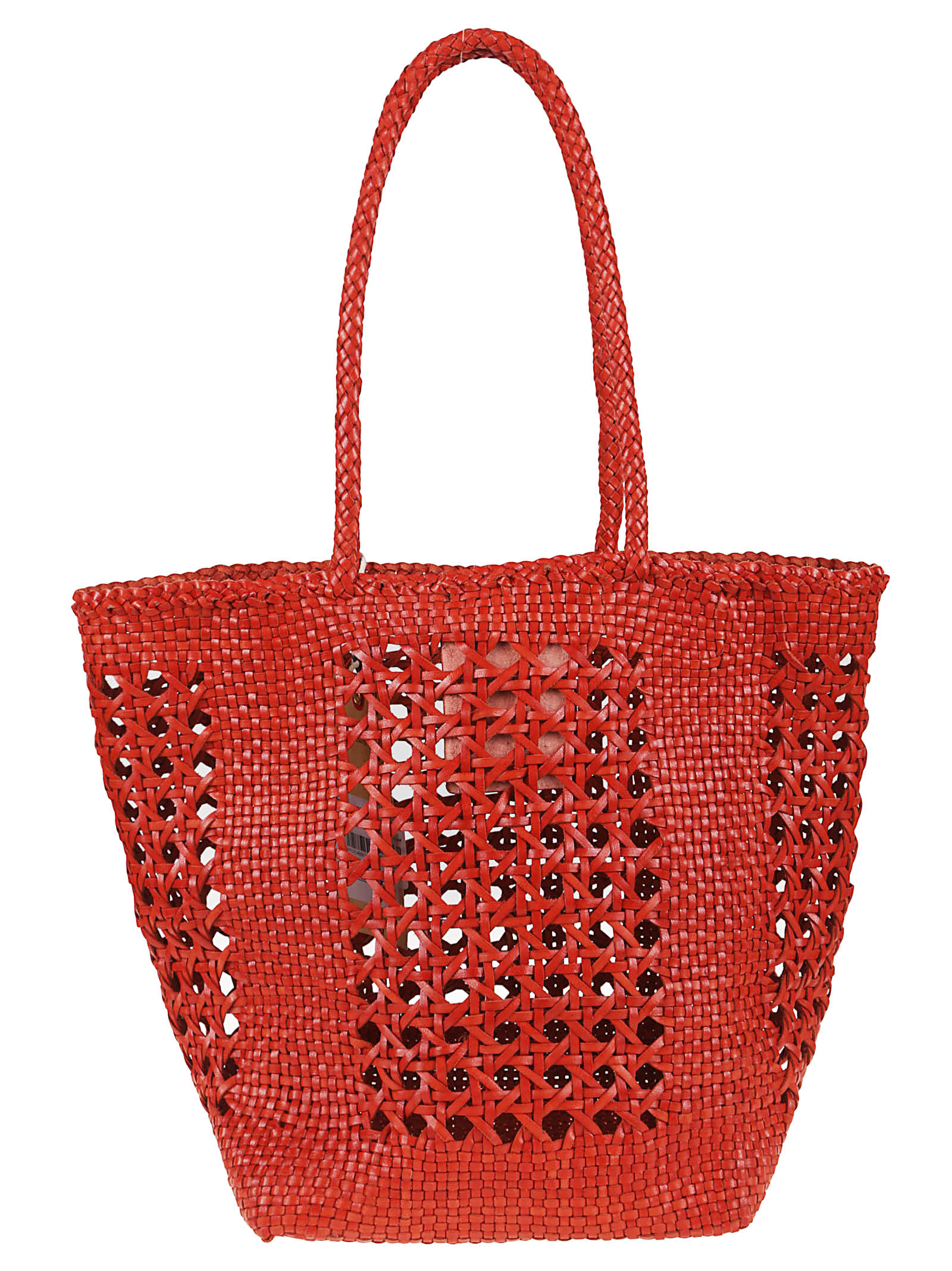 Dragon Diffusion Open Cannage Weave Basket 20x27x17 Cm In Poppy Red