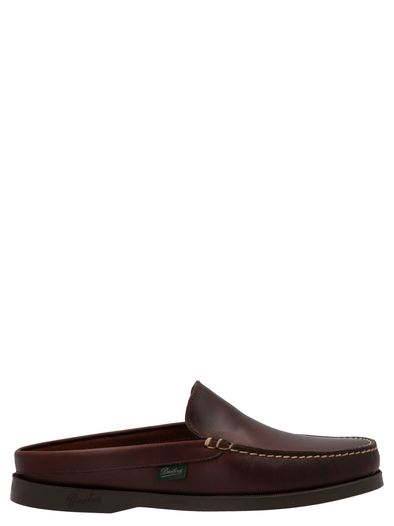 Shop Paraboot Hotel Mules In Brown