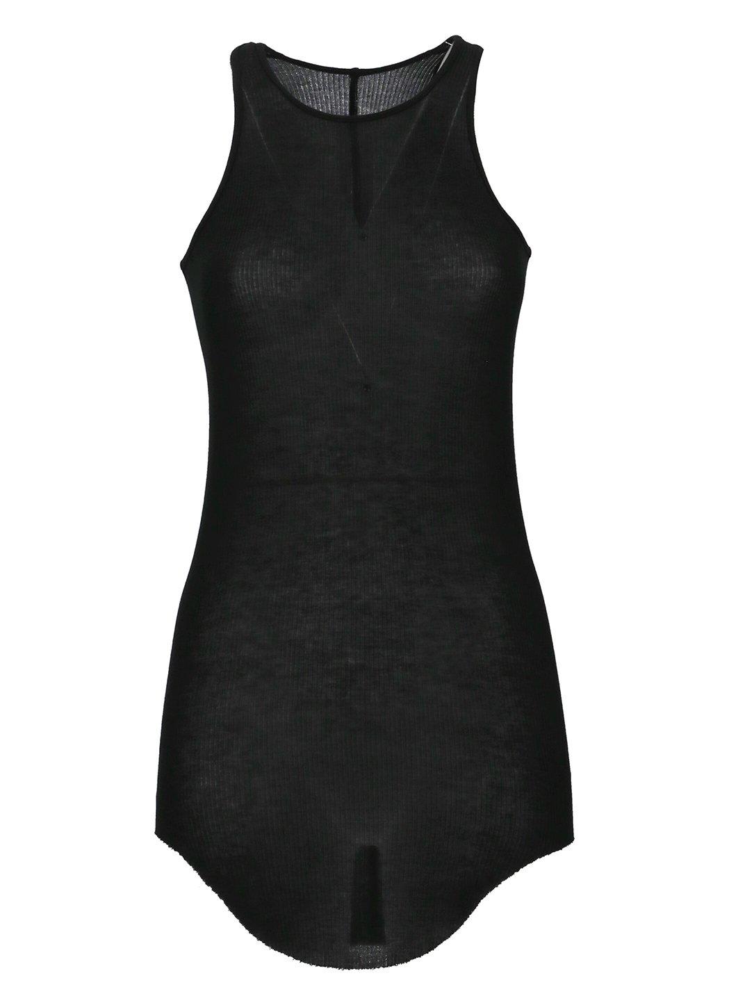 Shop Rick Owens Sleevelss Ribbed Tank Top In Black