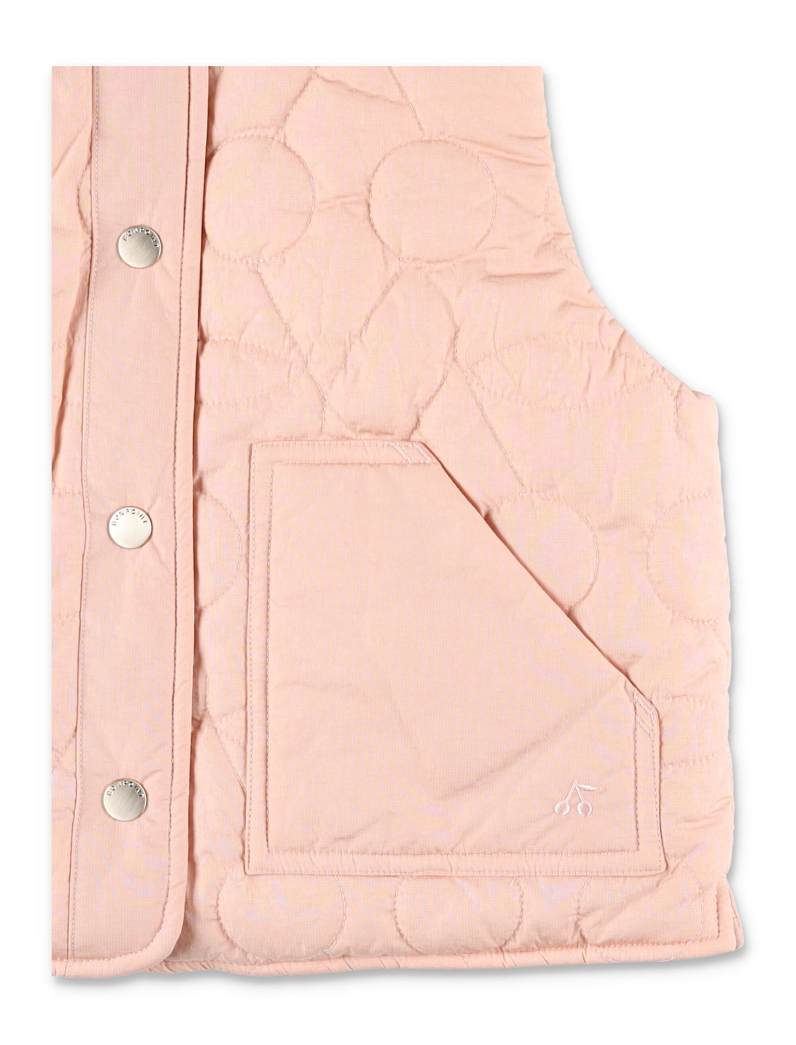Bonpoint Jilian Quilted Vest In Pink In Pink