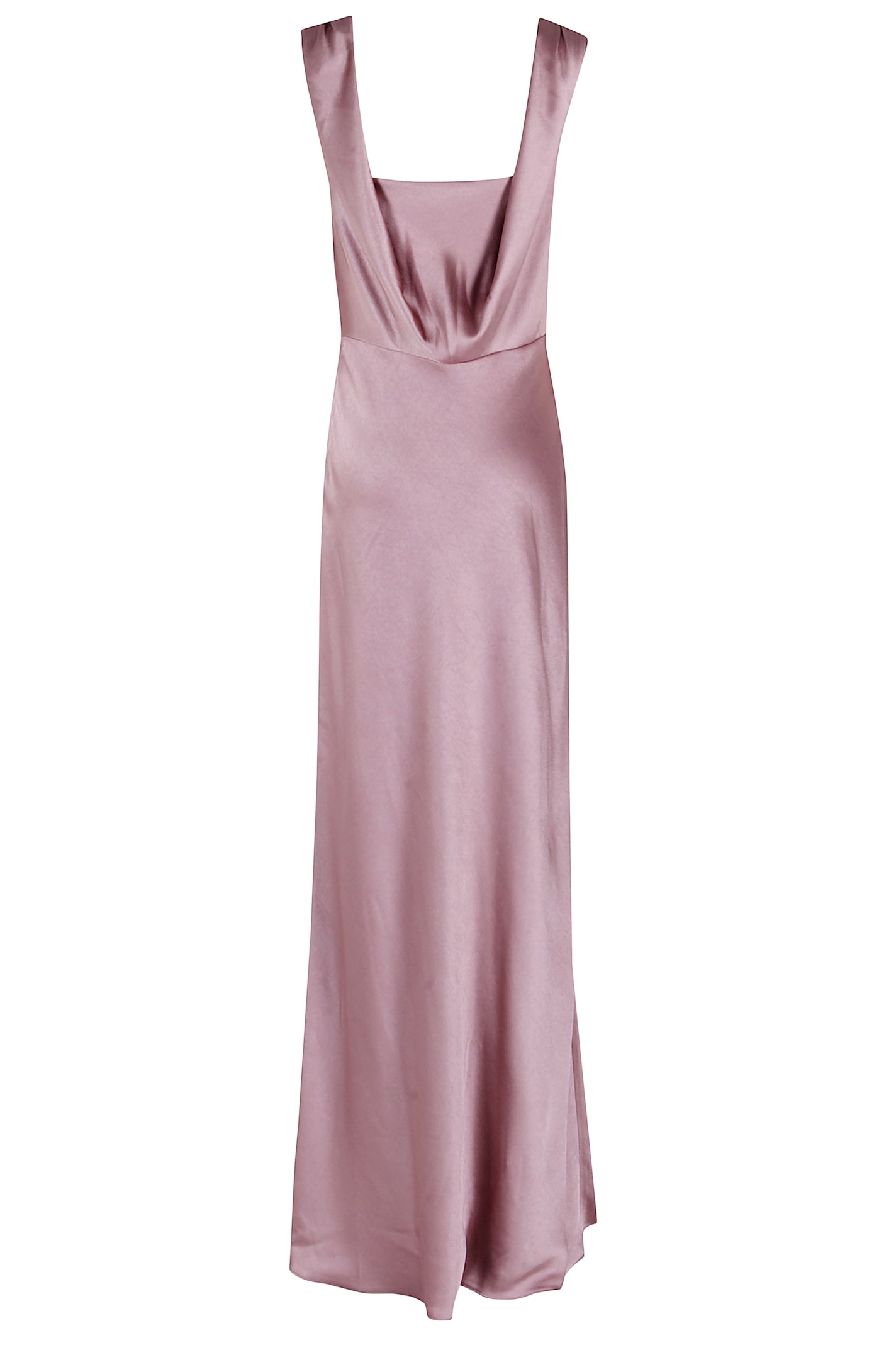 Vince Draped Cowl Maxi Dress In Pink