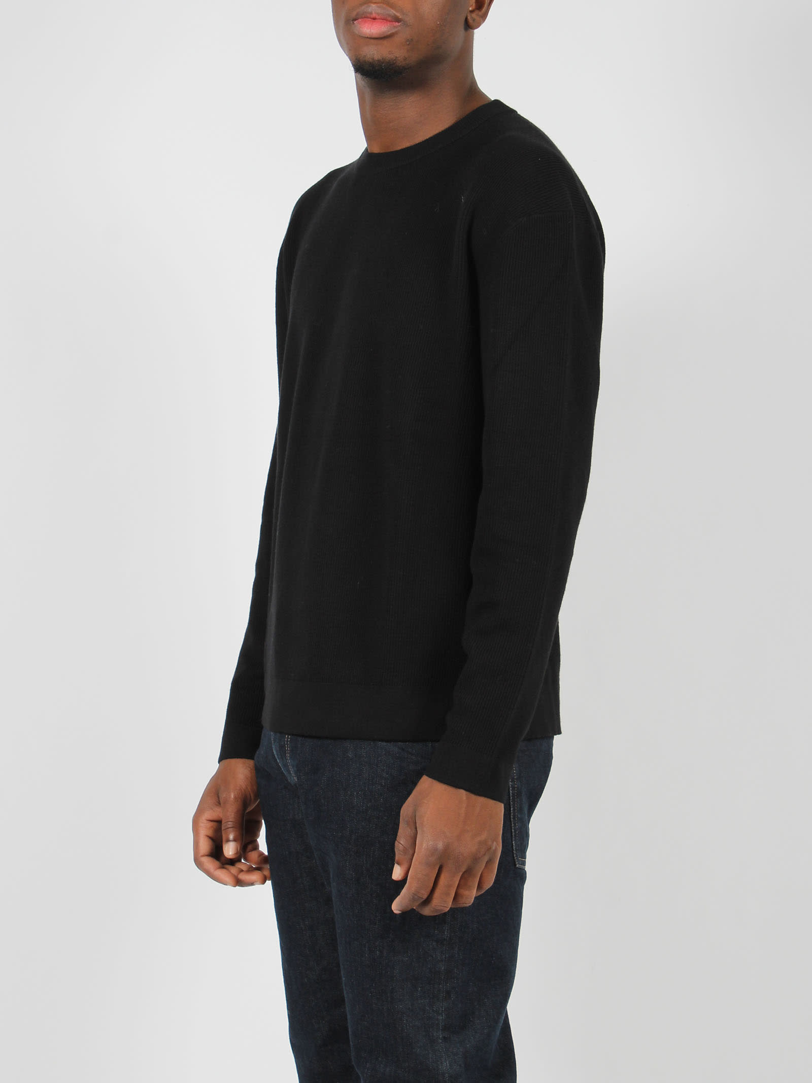 Shop Closed Fine Knit Jumper In Black