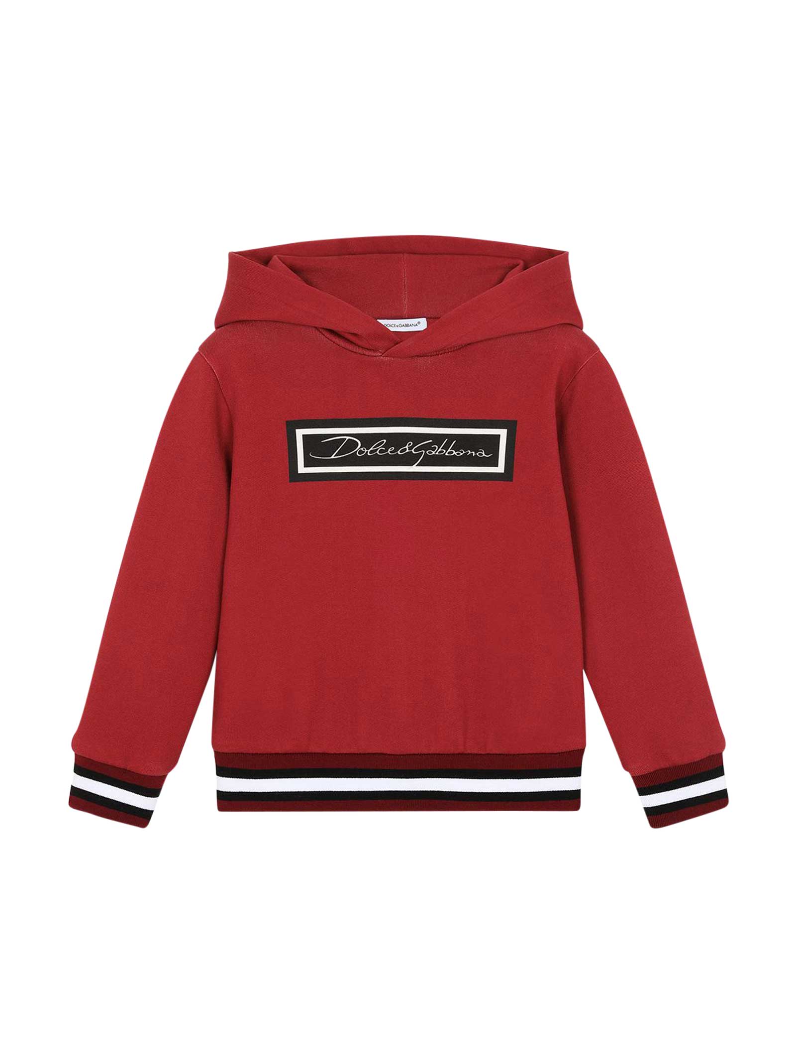 Dolce & Gabbana Red Sweatshirt