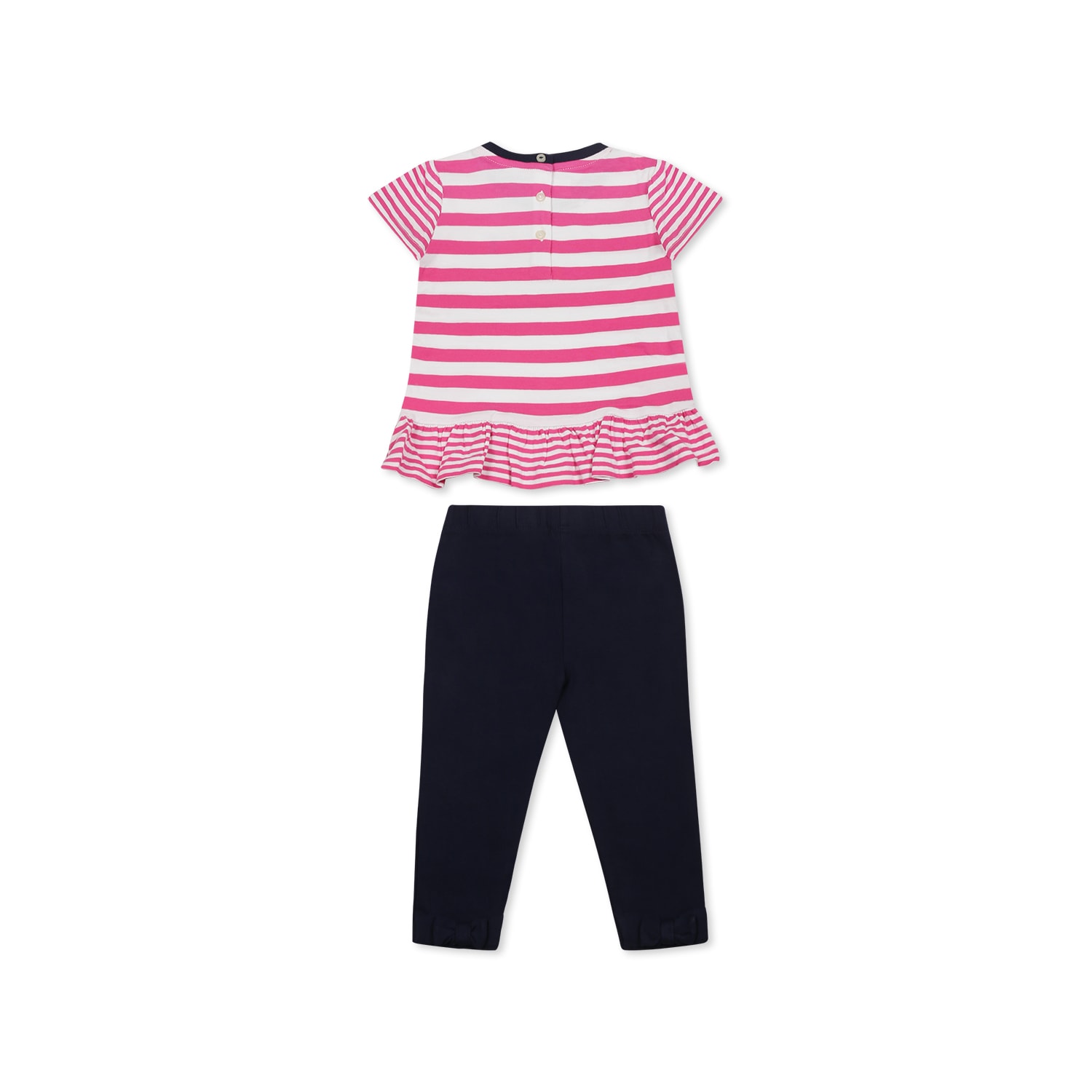 Polo Ralph Lauren Ralph Lauren Baby Girls T-shirt And Leggings Set In Multicolor