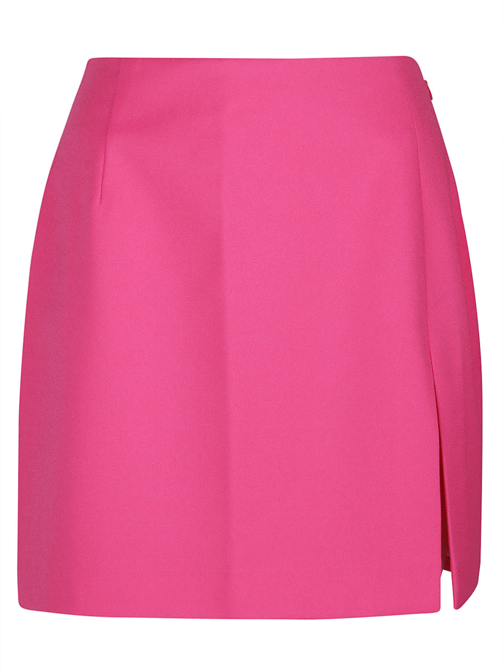Shop The Andamane Gioia Splitted Mini Skirt In Fuchsia