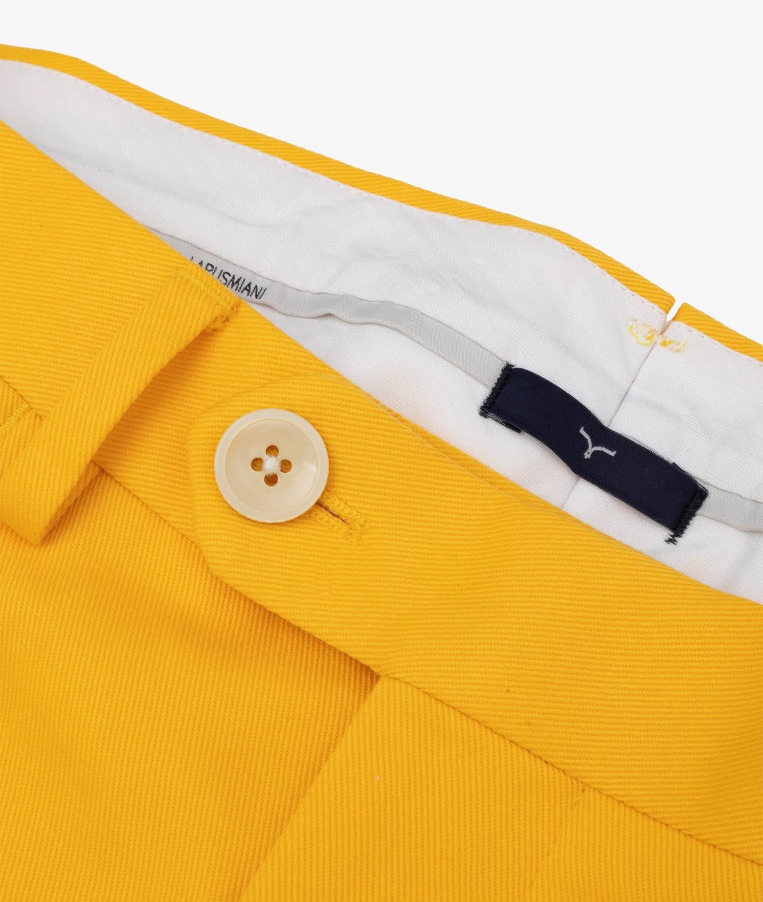 Larusmiani Trousers Delon Pants In Yellow