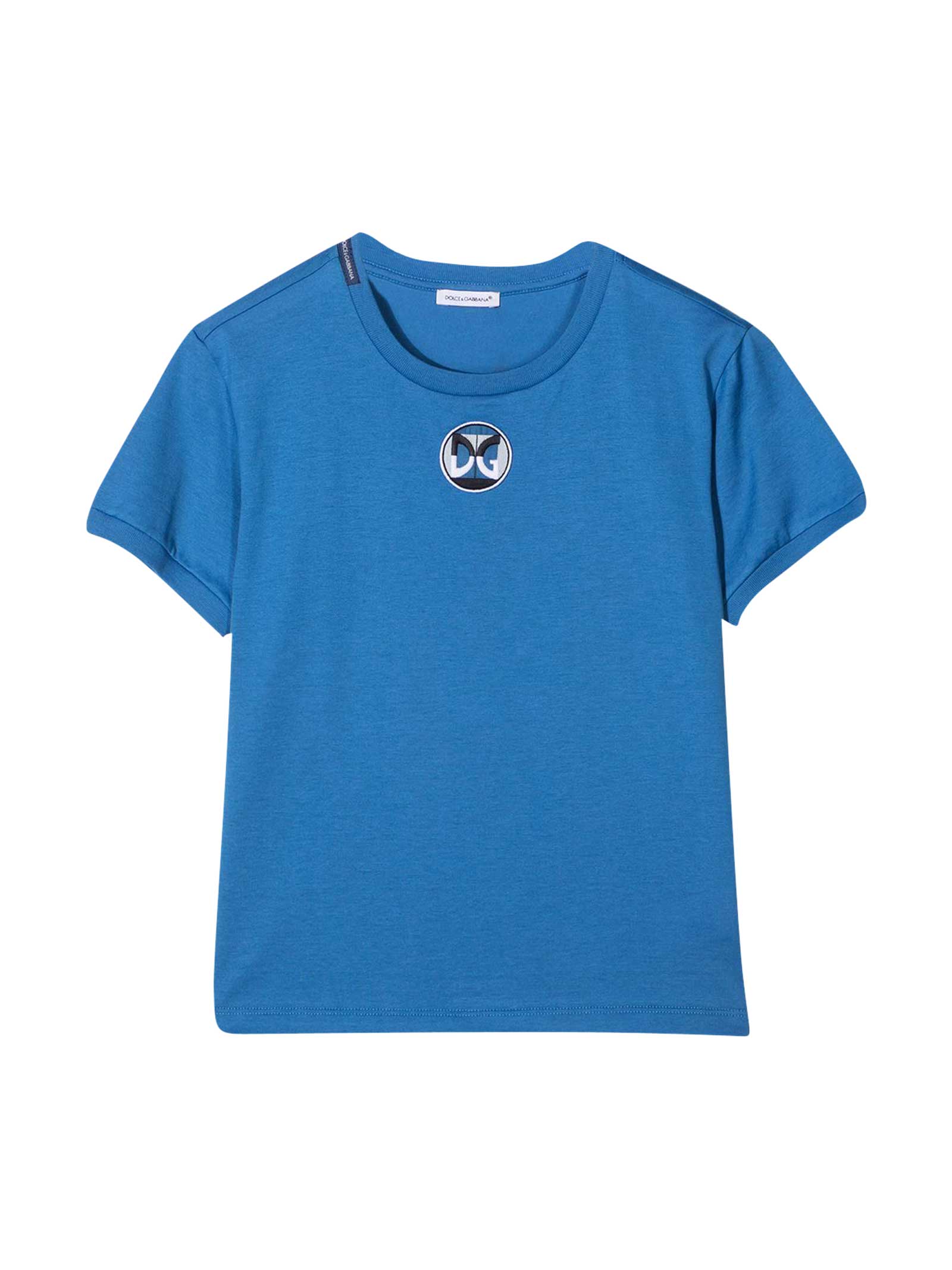 Dolce & Gabbana Kids' Light Blue T-shirt In Azzurro
