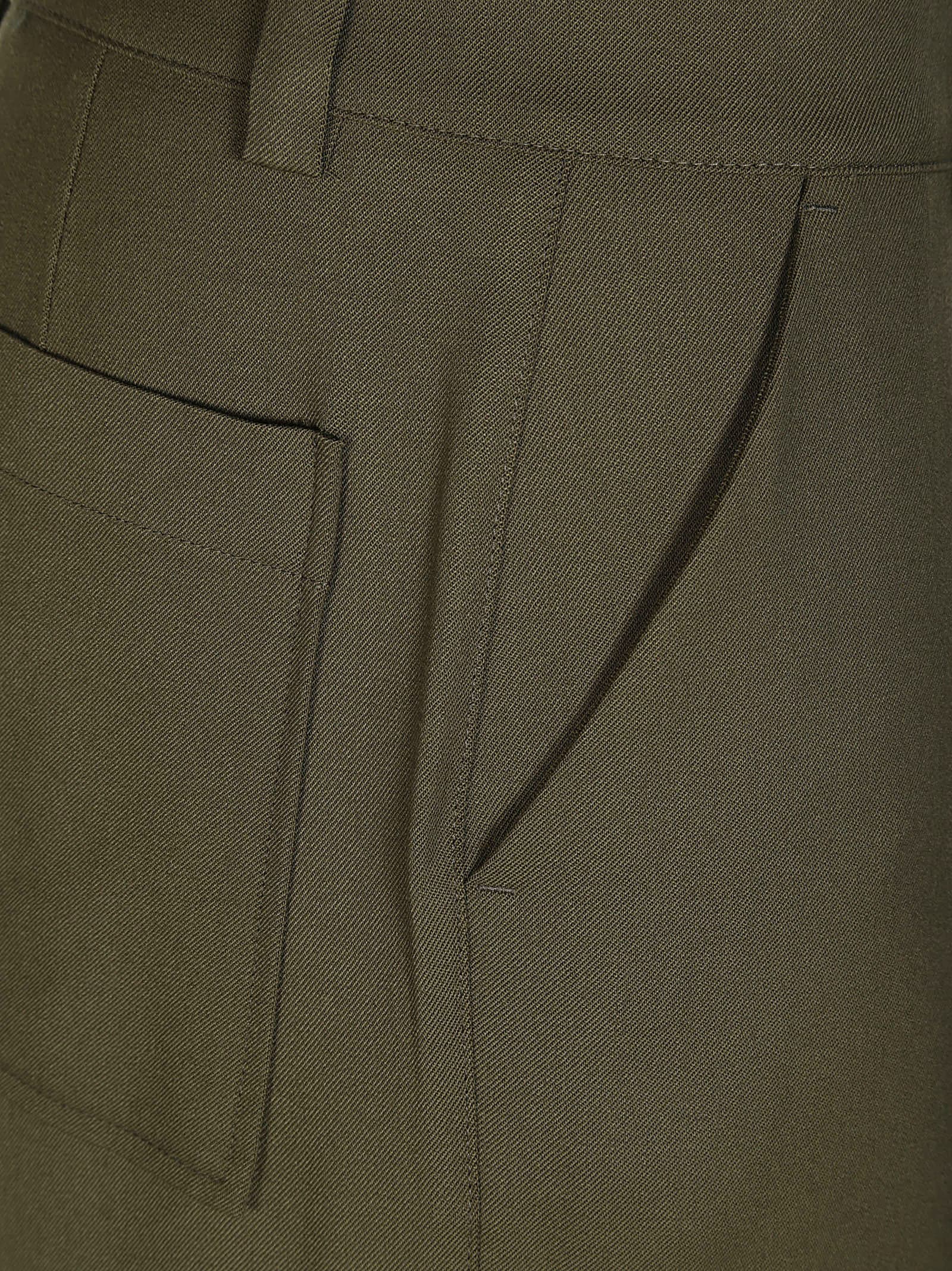 P.A.R.O.S.H TROUSERS WITH DRAWSTRING POCKETS ON THE BOTTOM
