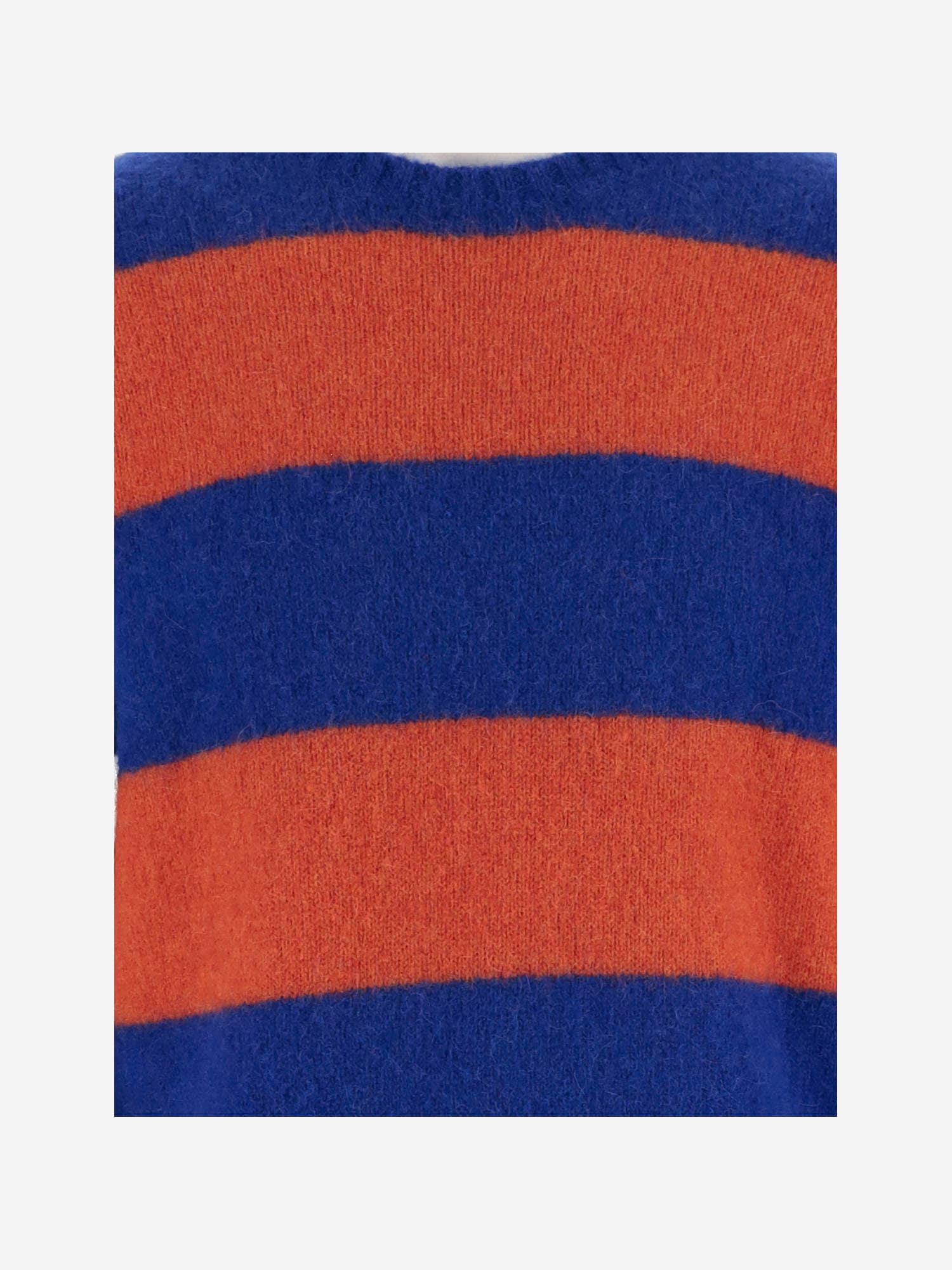 Shop Polo Ralph Lauren Wool Blend Pullover With Striped Pattern In Red