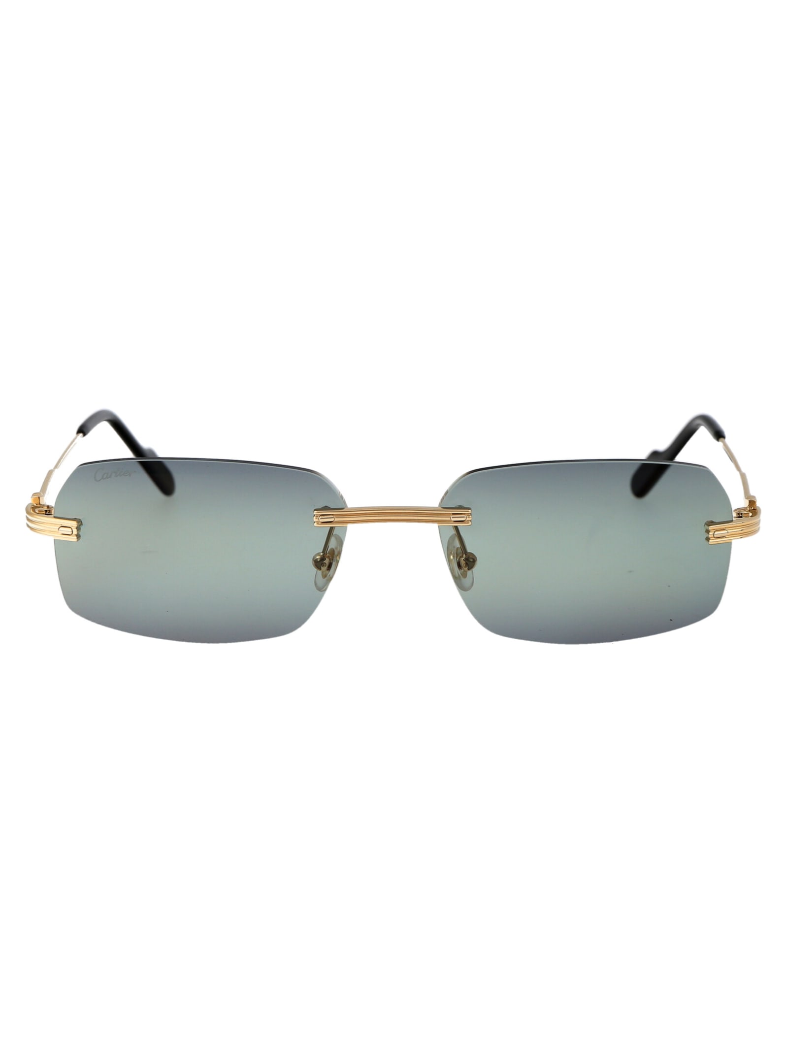 Shop Cartier Ct0271s Sunglasses In 006 Gold Gold Violet