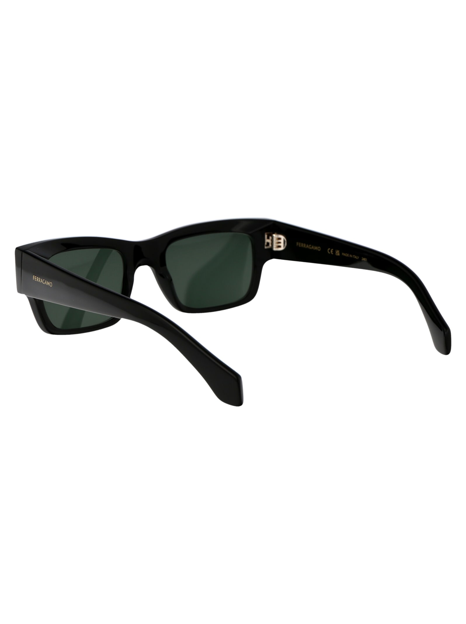 Shop Ferragamo Sf2011s Sunglasses In 001 Black