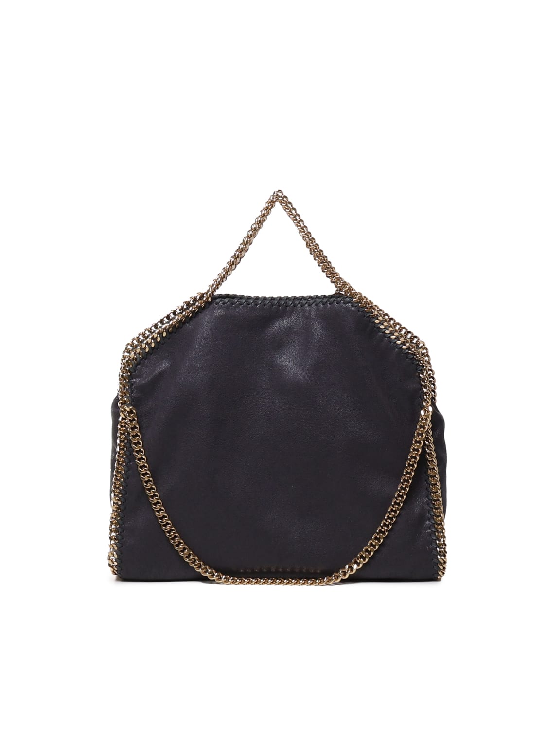 Shop Stella Mccartney Foldable Falabella Bag In Black