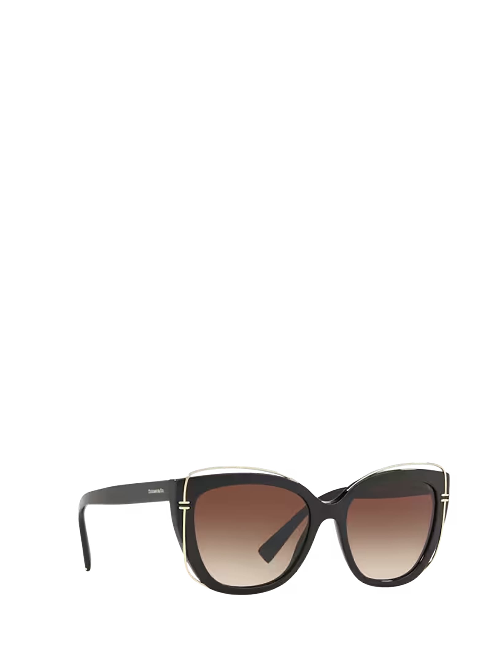 Shop Tiffany &amp; Co. Tf4148 Black Sunglasses