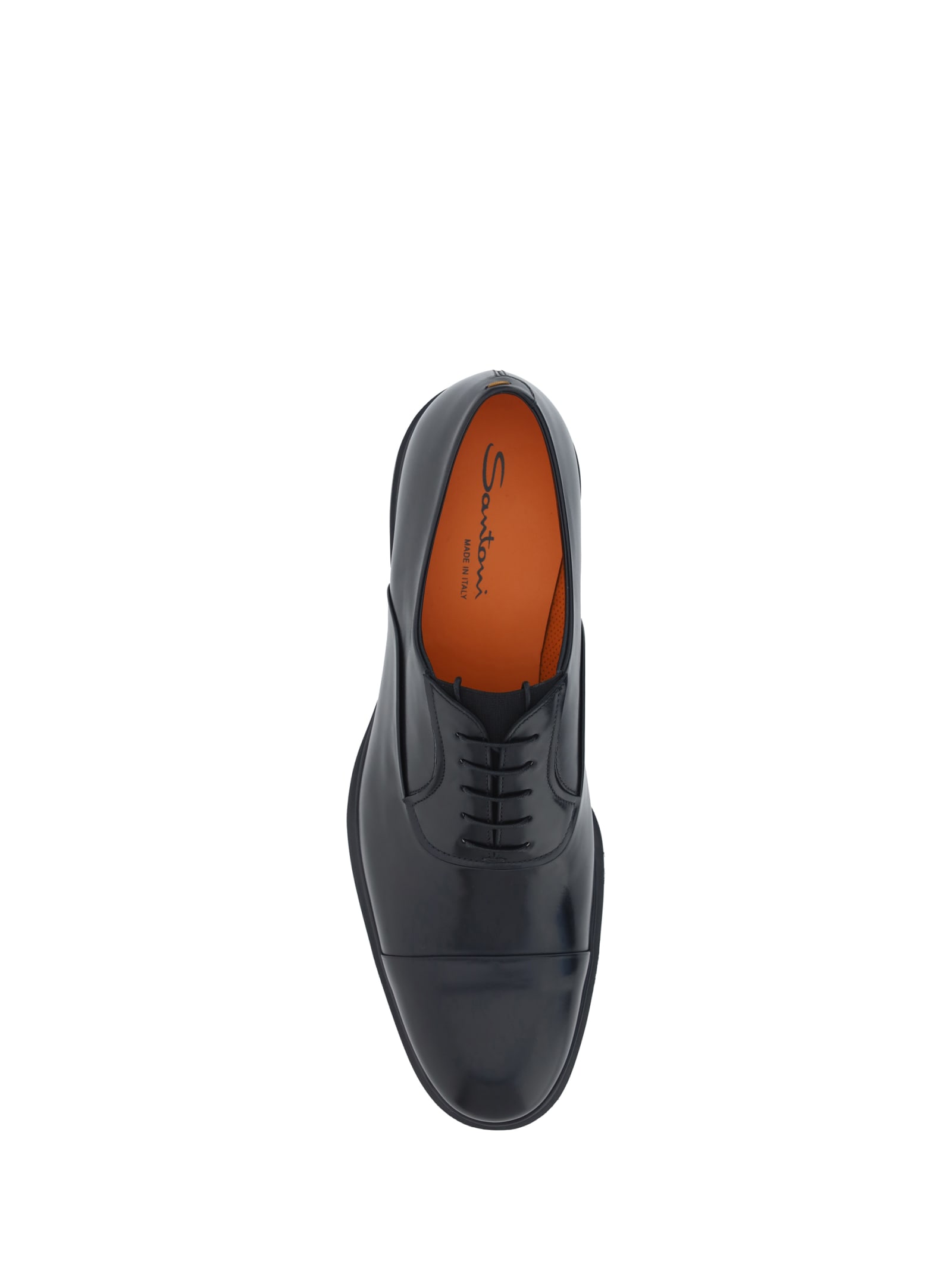 Shop Santoni Lace-up Shoes In Black