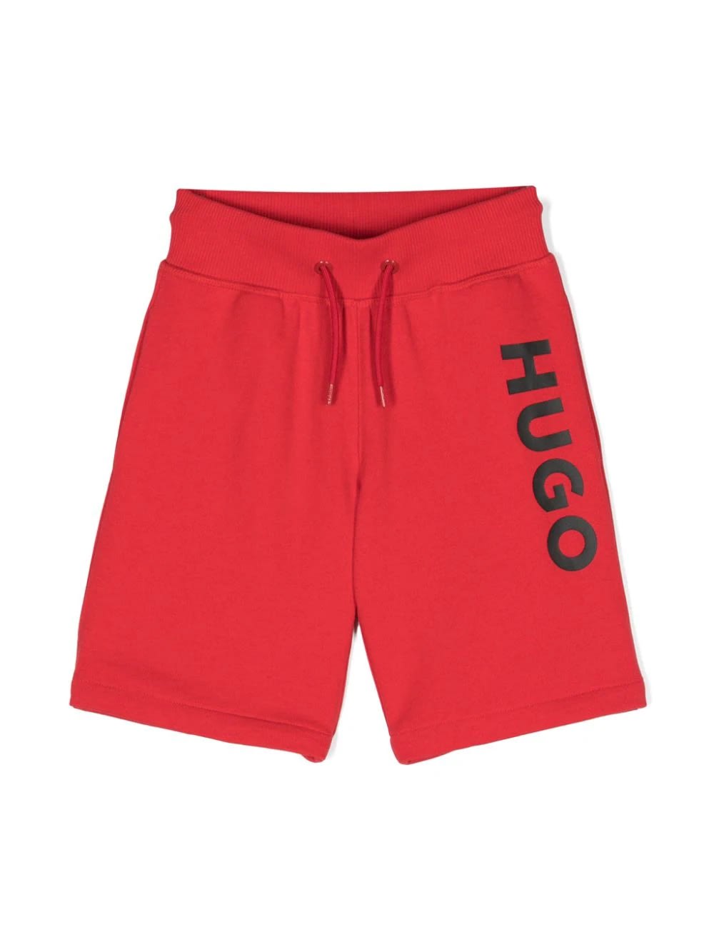 Hugo Boss Kids' Sports Shorts With Print In Red