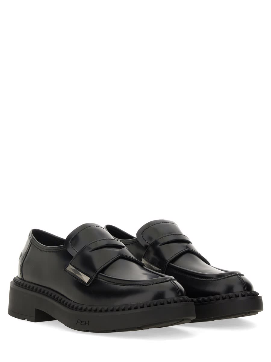 Shop Ash Medusa Loafer In Black