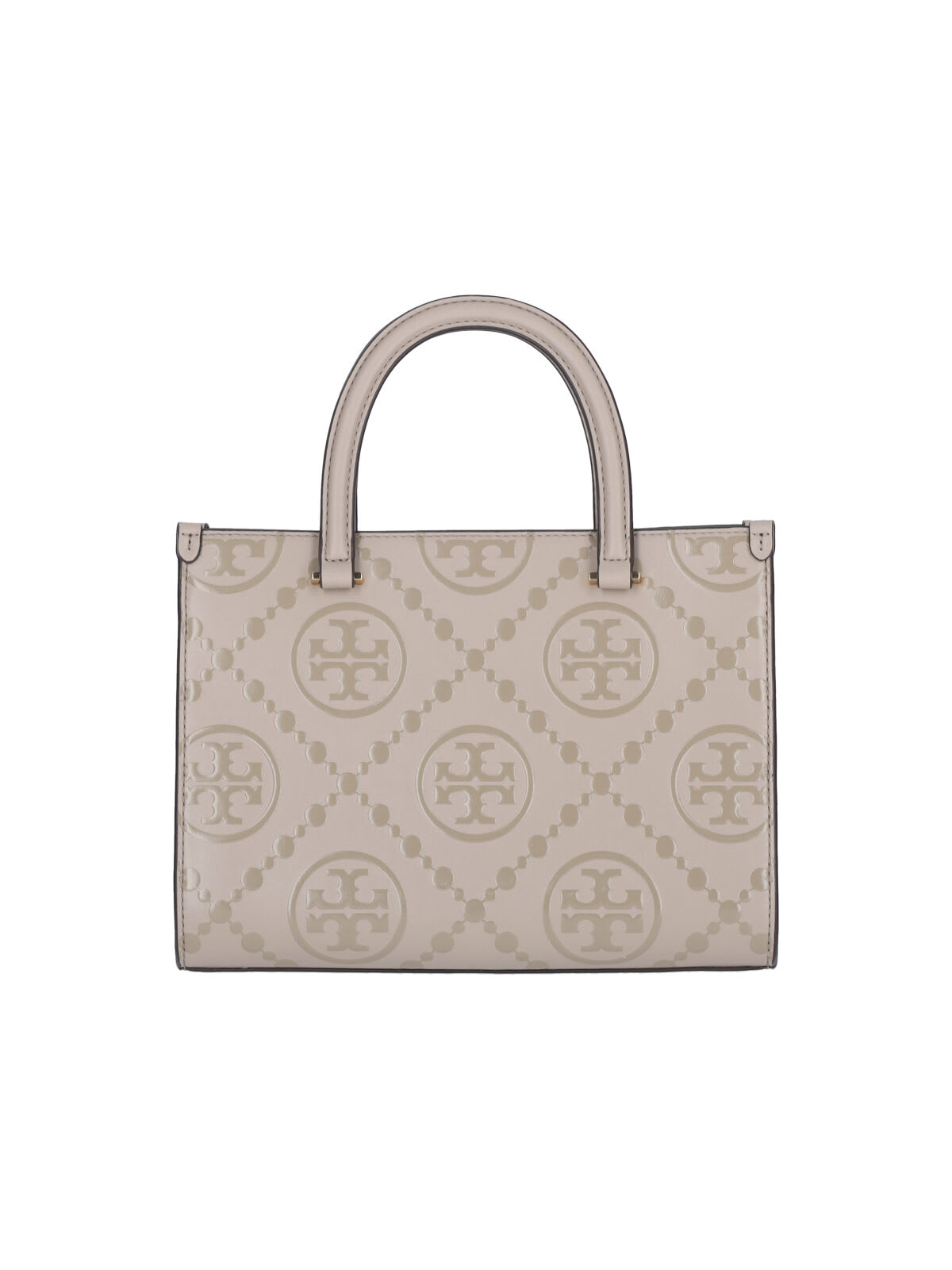Tory Burch T Monogram Medium Tote Bag In Clay