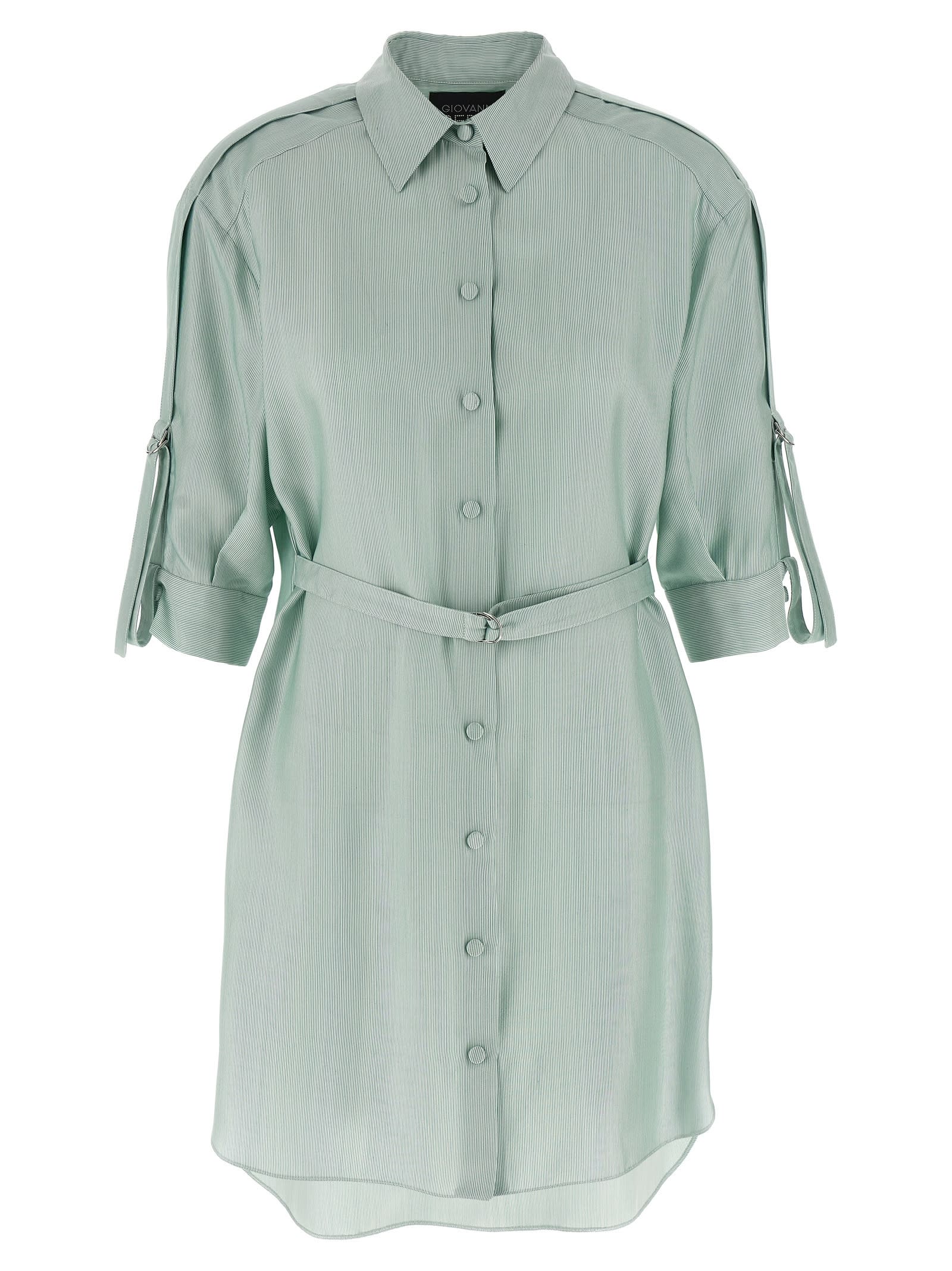 Striped Silk Dress
