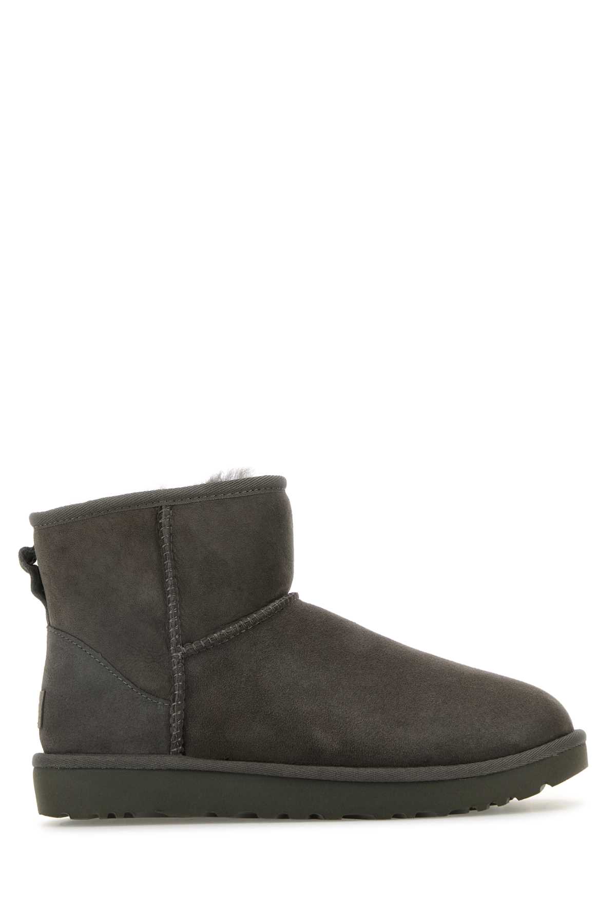 Grey Suede Classic Mini Ii Ankle Boots