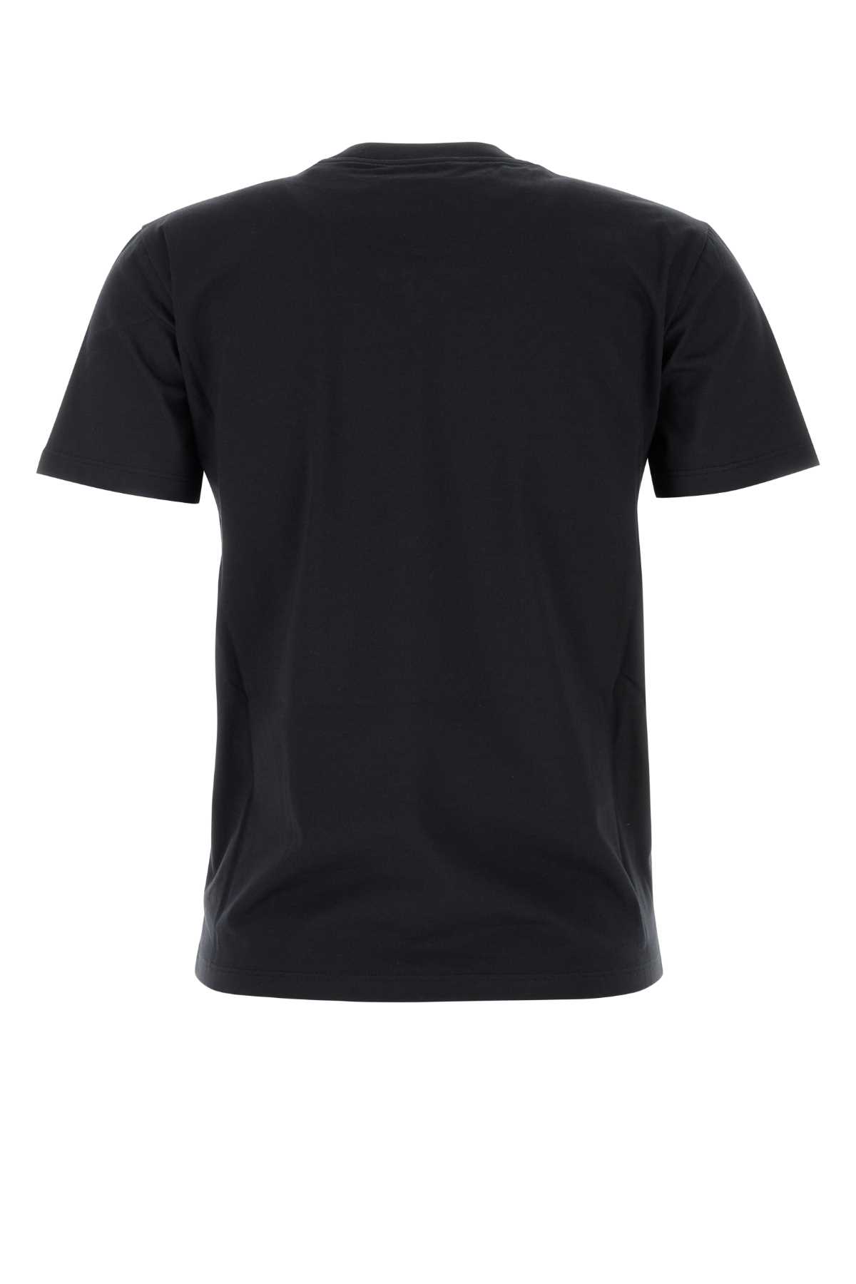 Shop Prada Graphite Cotton T-shirt In Fumo