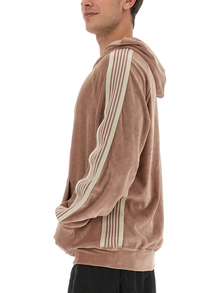 Needles Men's Sweatshirt With Logo In Beige