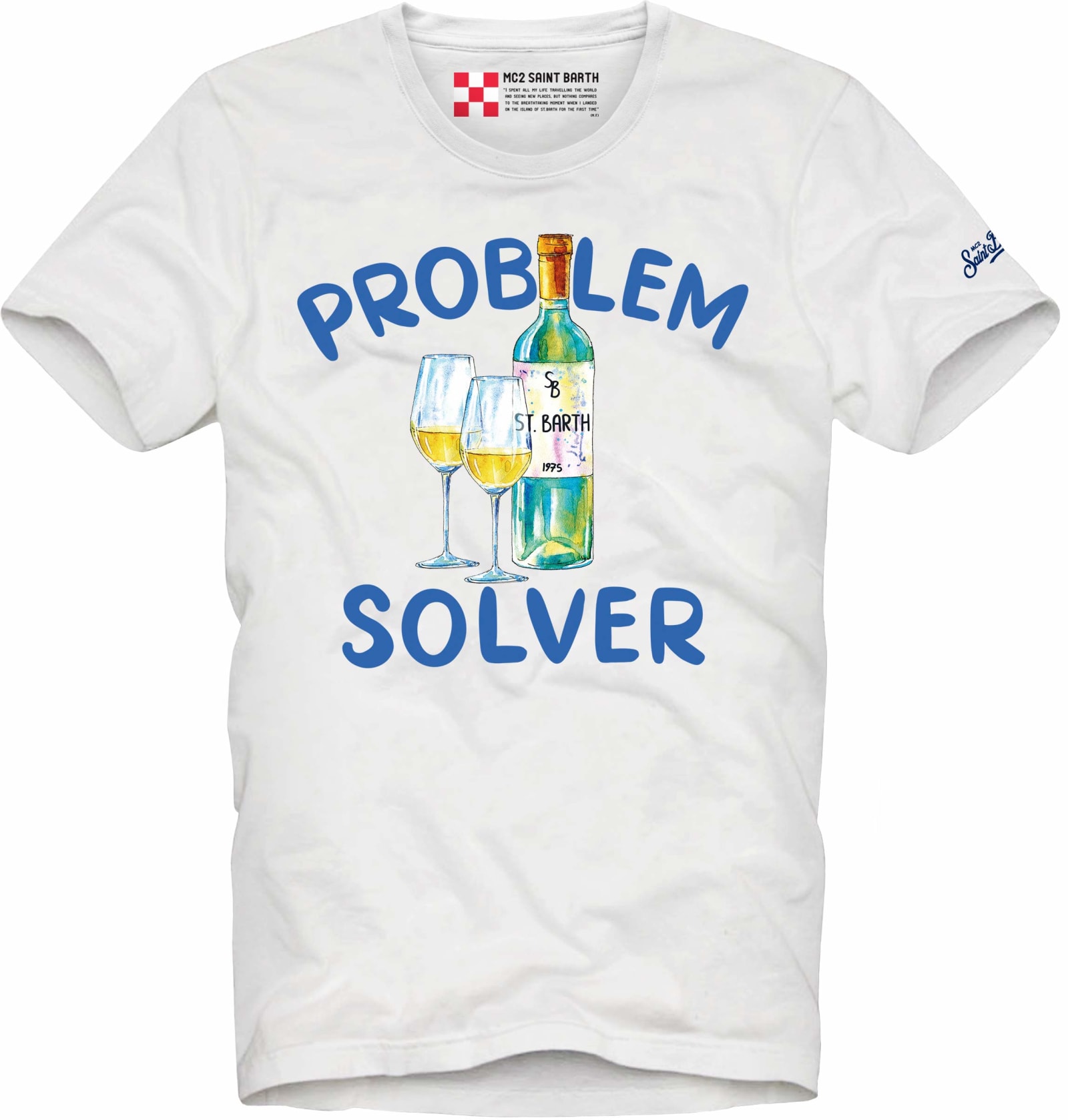 MC2 Saint Barth Problem Solver Printed White T-shirt