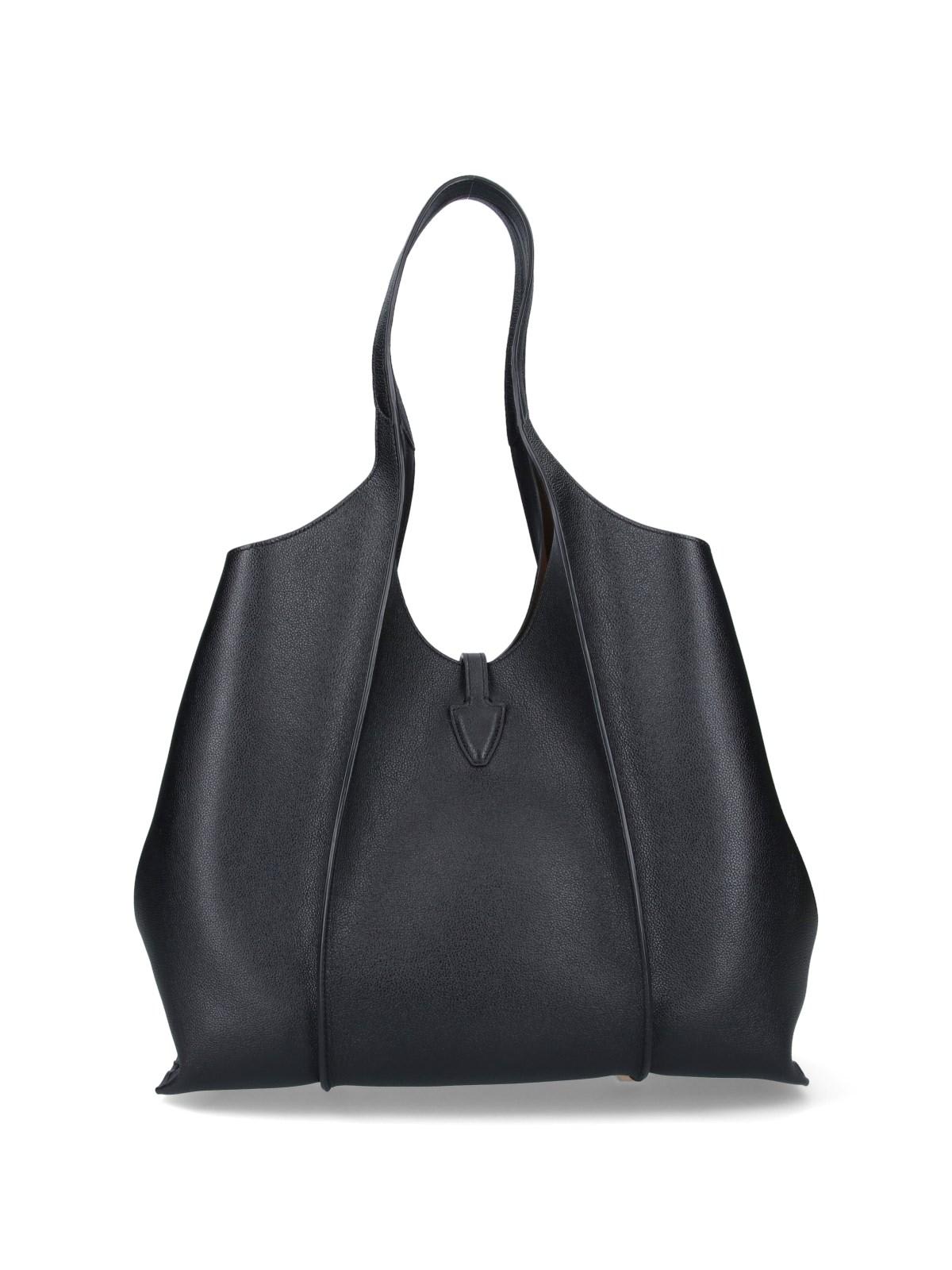 Shop Tod's T-timeless Tote Bag In Black