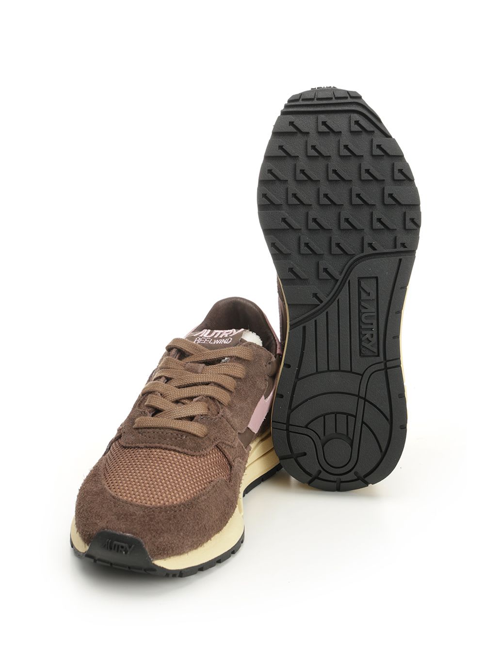 Autry Multicolor Fabric And Suede Reelwind Sneakers