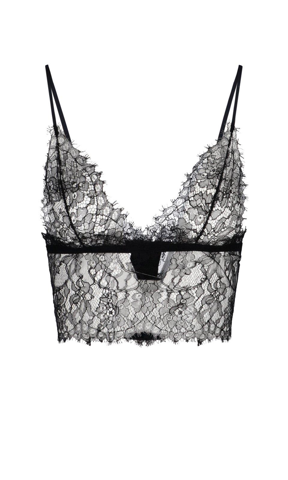 DOLCE & GABBANA LACE DETAILED CAMISOLE TOP