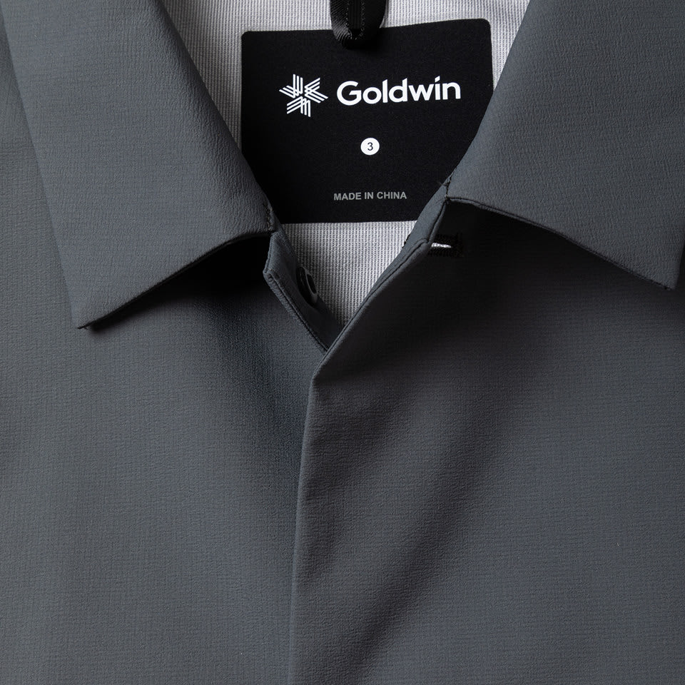 Shop Goldwin Pertex Shieldair Oversized Shirt Asphalt In Grey