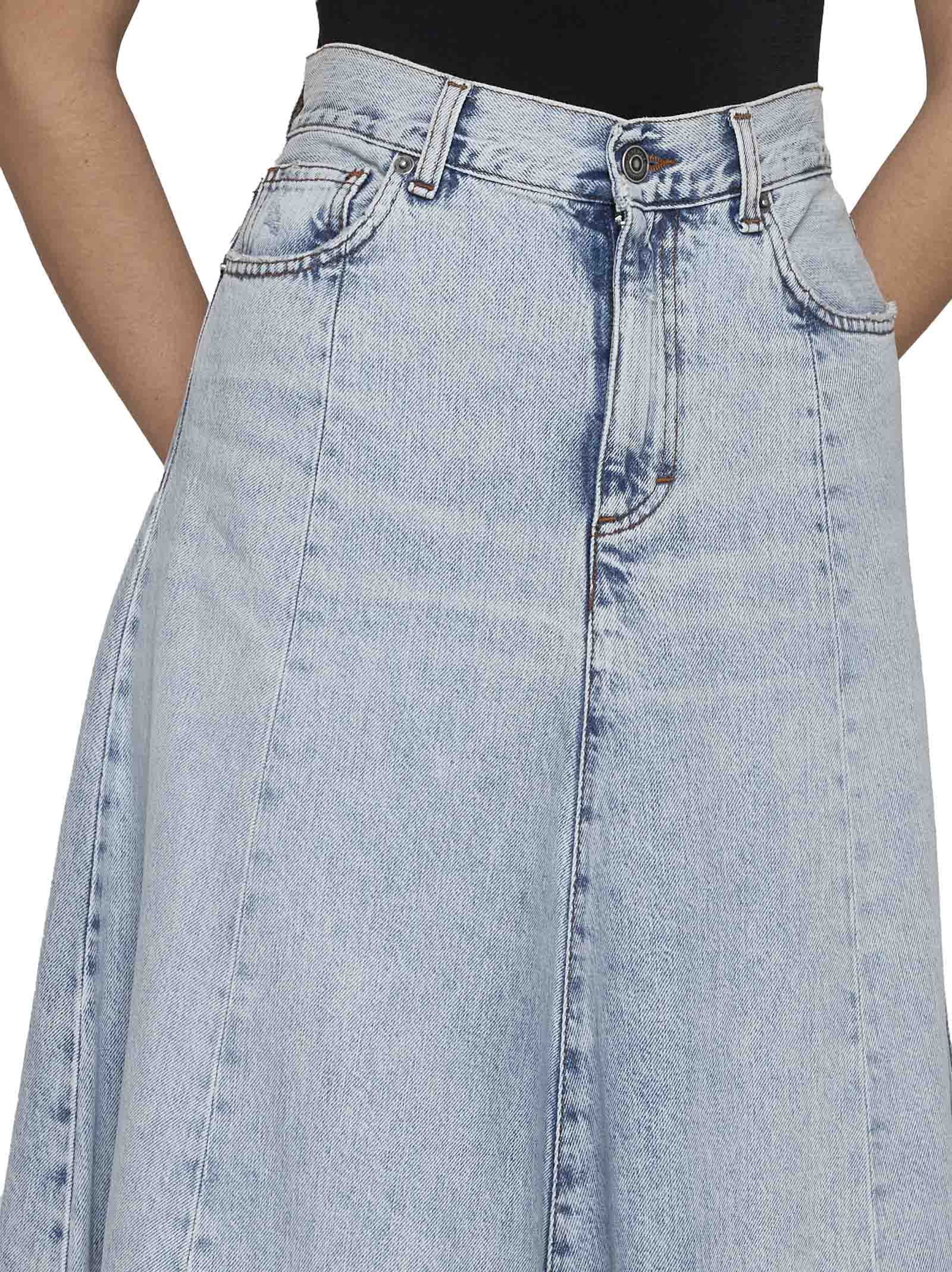 Shop Haikure Skirt In Stromboli Blue