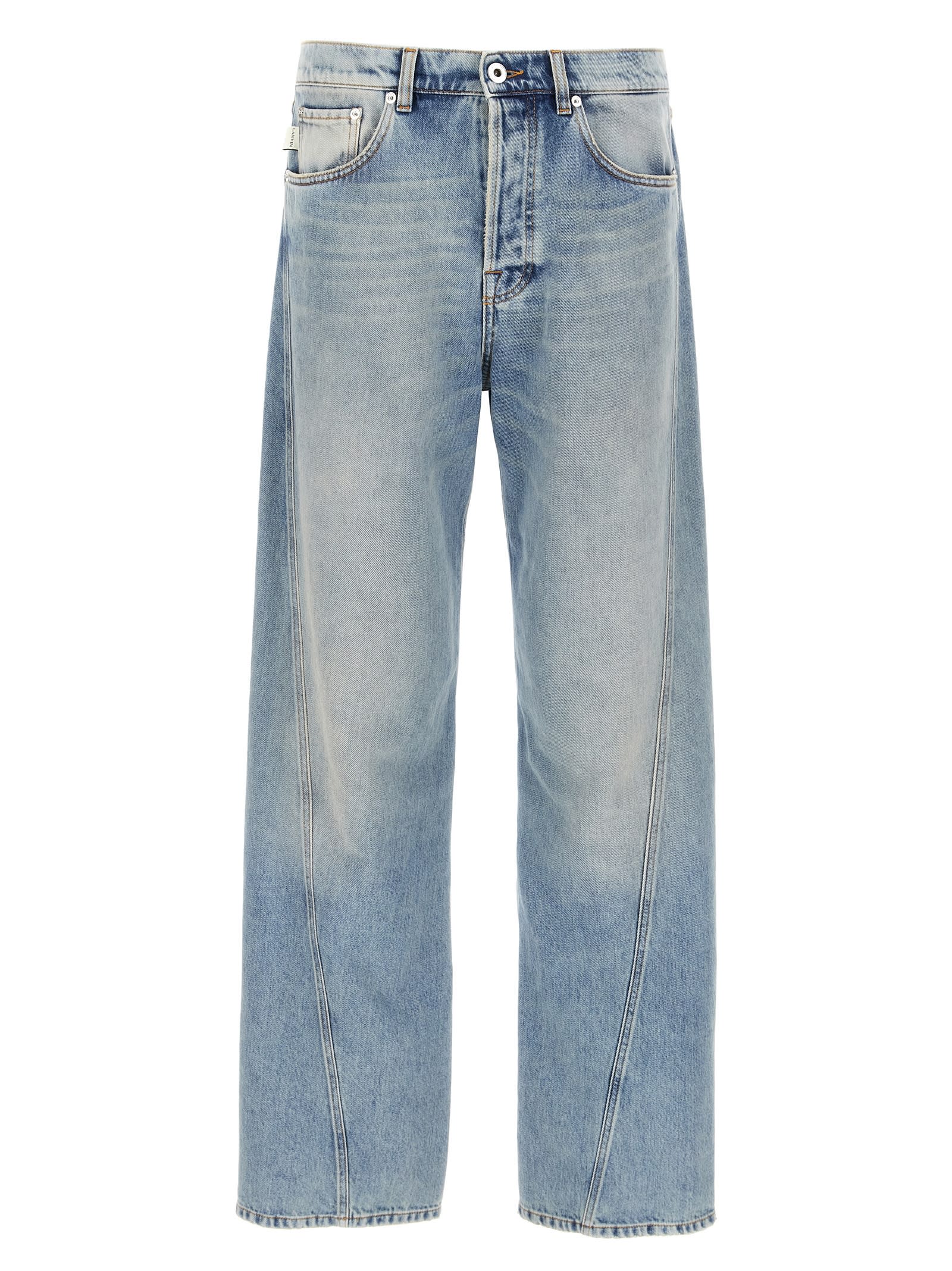 twisted Hem Jeans