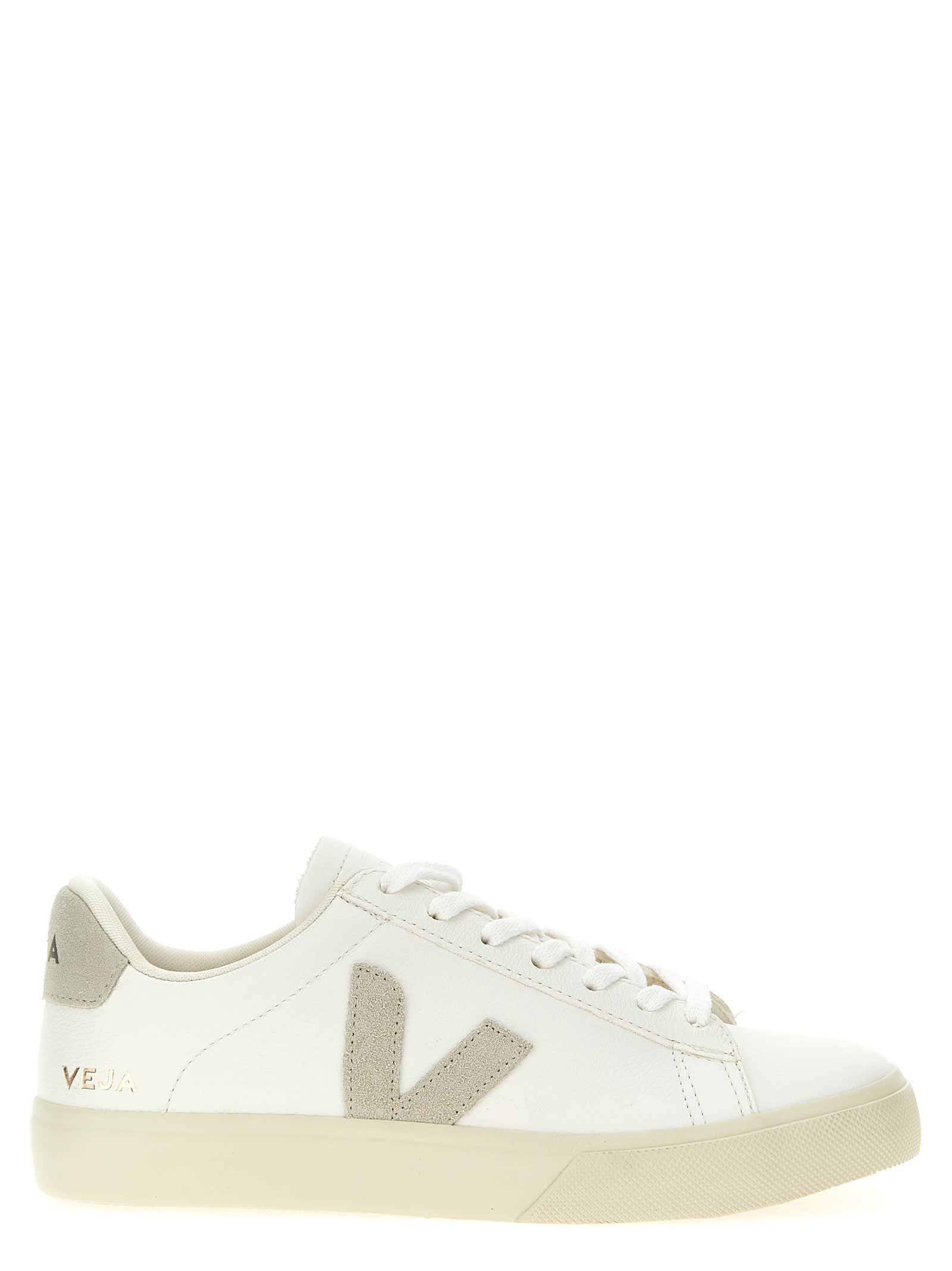 Shop Veja Campo Sneakers In Gray