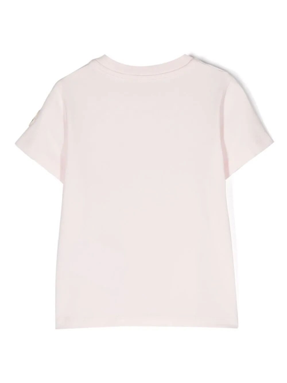 Shop Moncler Ss T-shirt In Pink