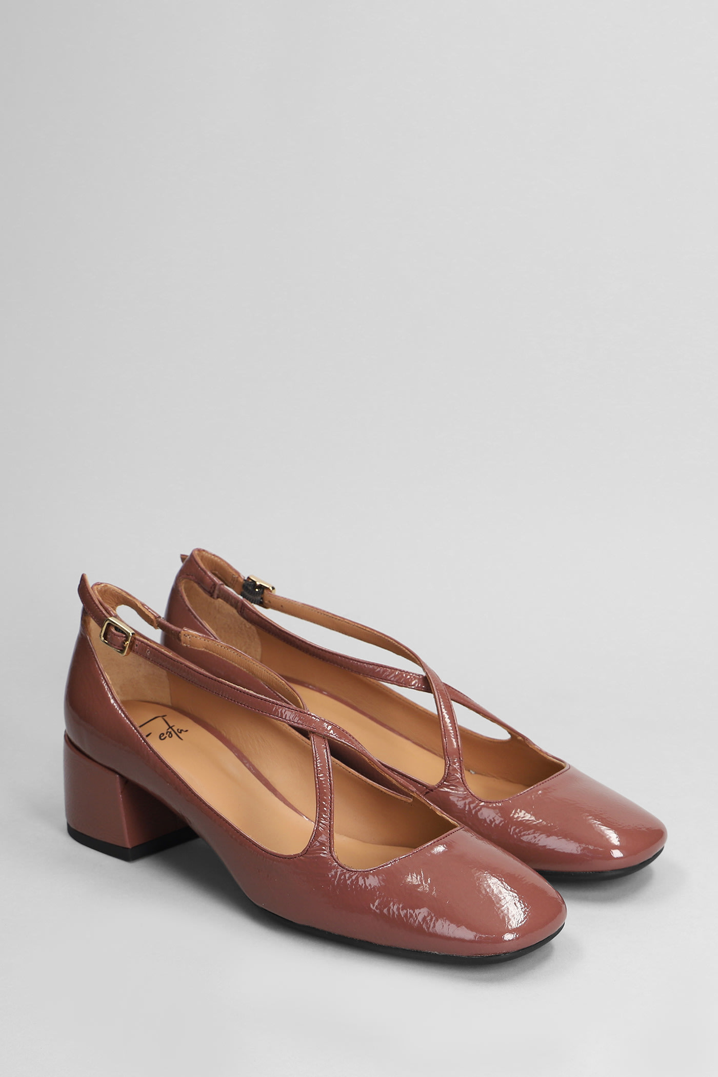 Shop Roberto Festa Actress Pumps In Powder Leather