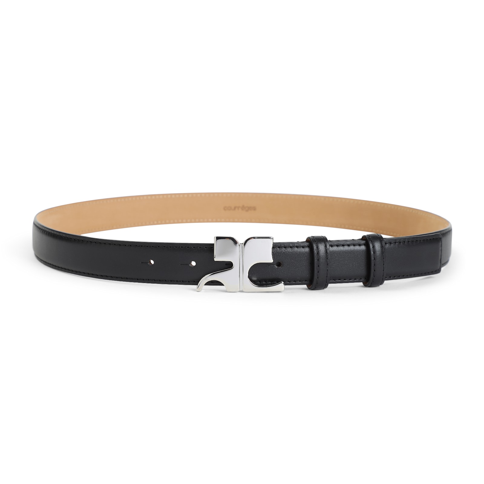COURRÈGES AC LEATHER BELT
