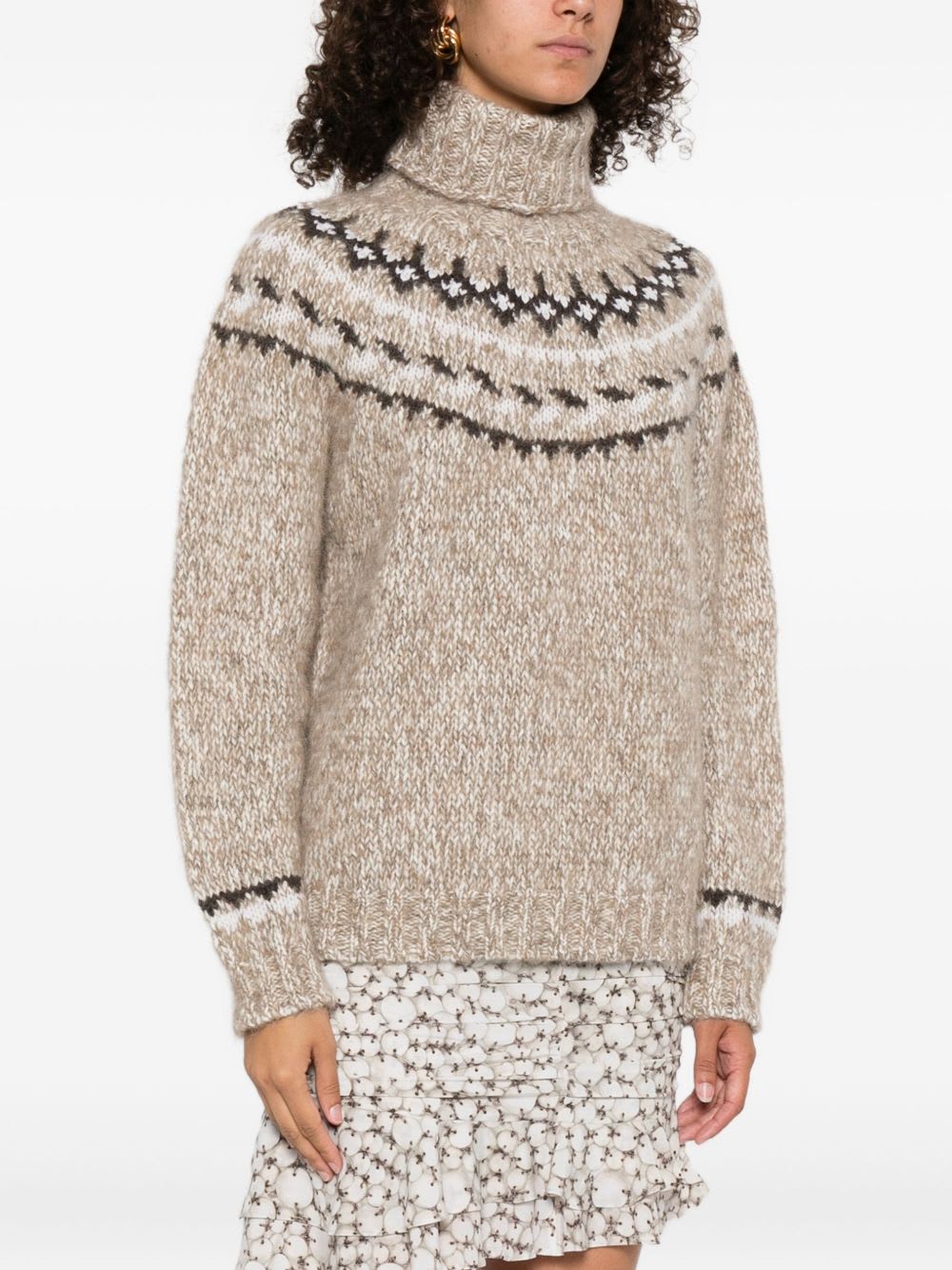 P.a.r.o.s.h Parosh Wool Turtle-neck Jumper In Neutral