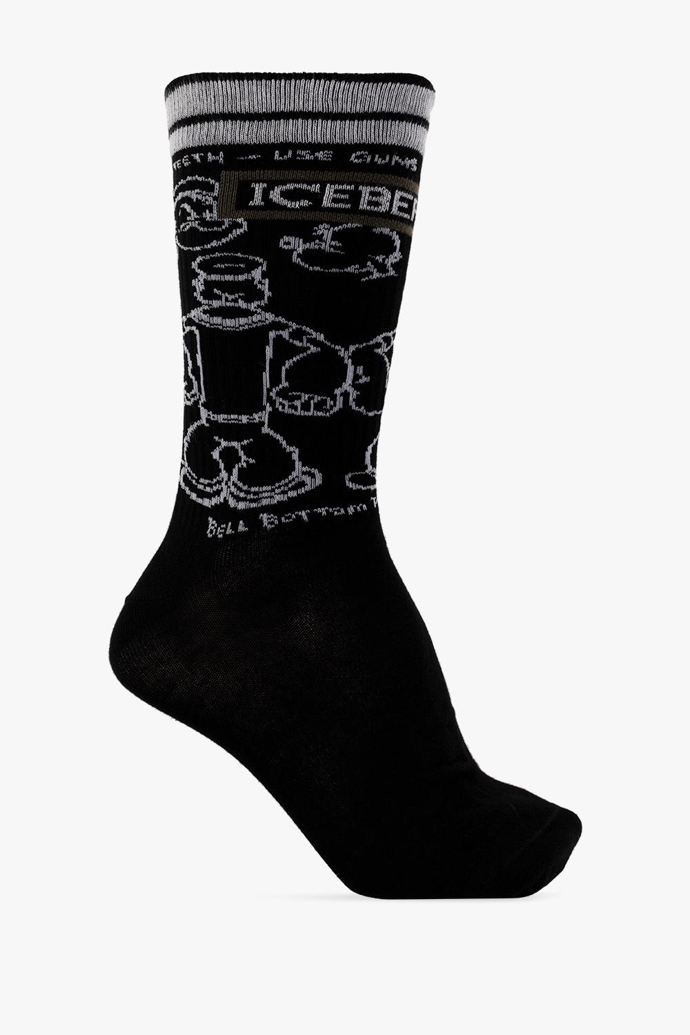 Iceberg Embroidered Socks