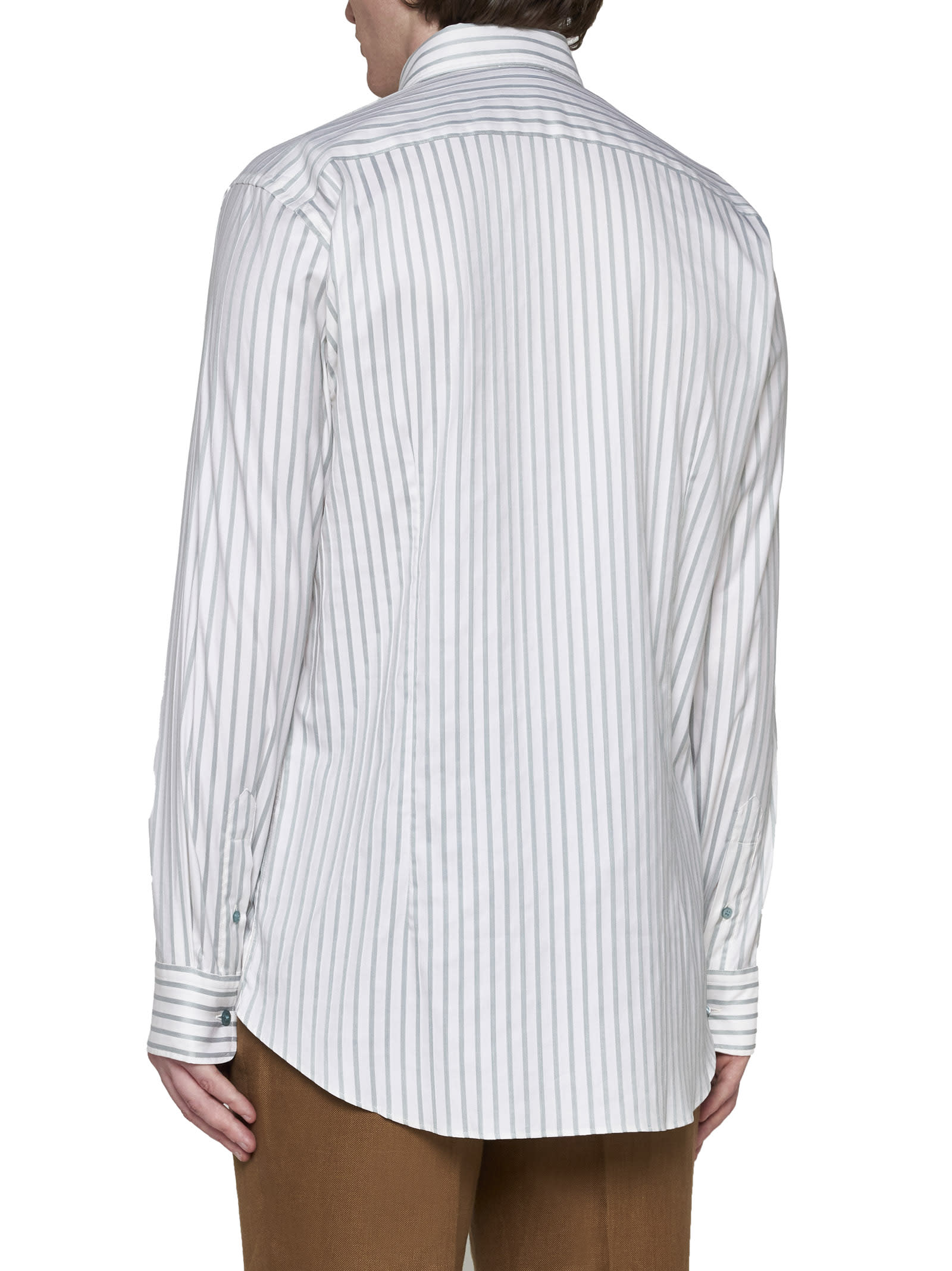 Shop Etro Shirt In Rigato