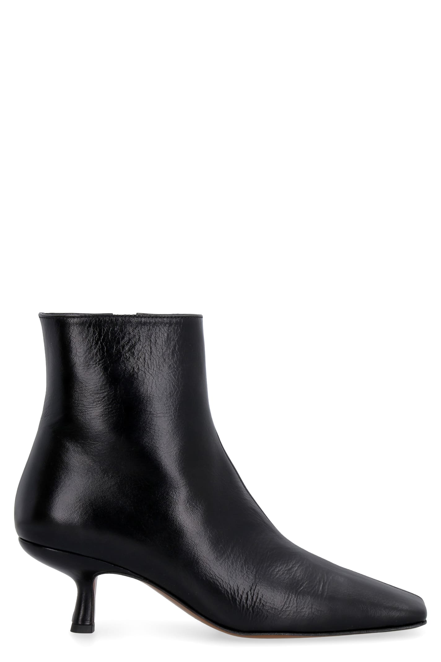 BY FAR Leather Ankle Boots