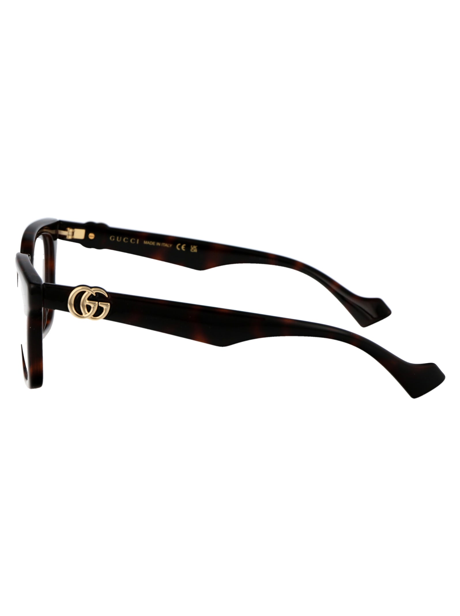 Shop Gucci Gg1536o Glasses In 006 Havana Havana Transparent