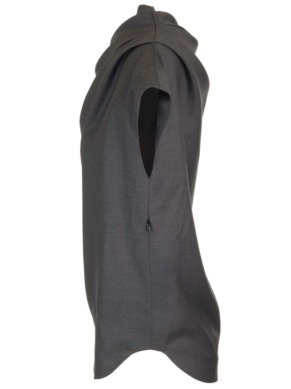 Shop Loulou Studio Draped Blouse In Black