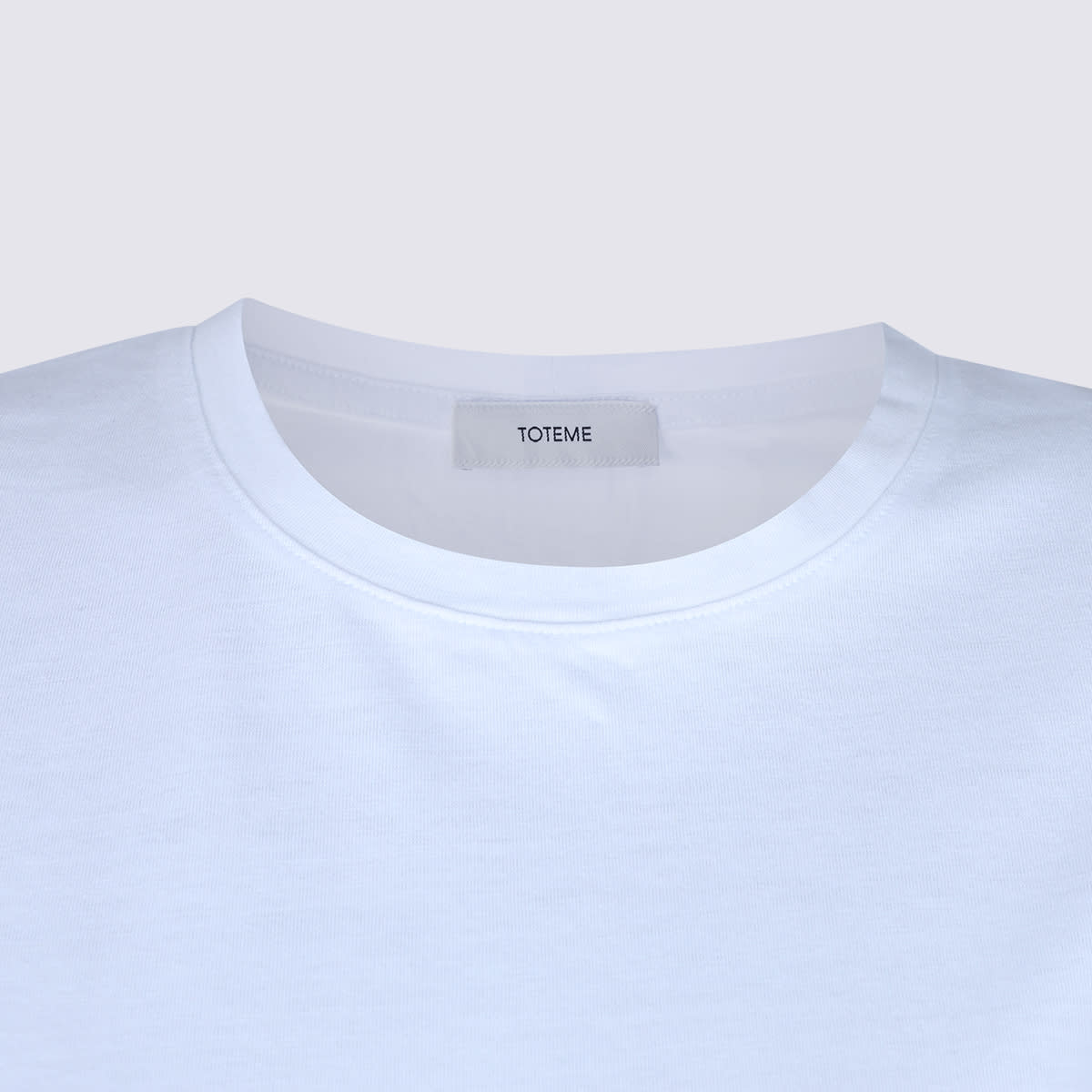 Totême Toteme Women Crew-neck Organic Cotton T-shirt In White