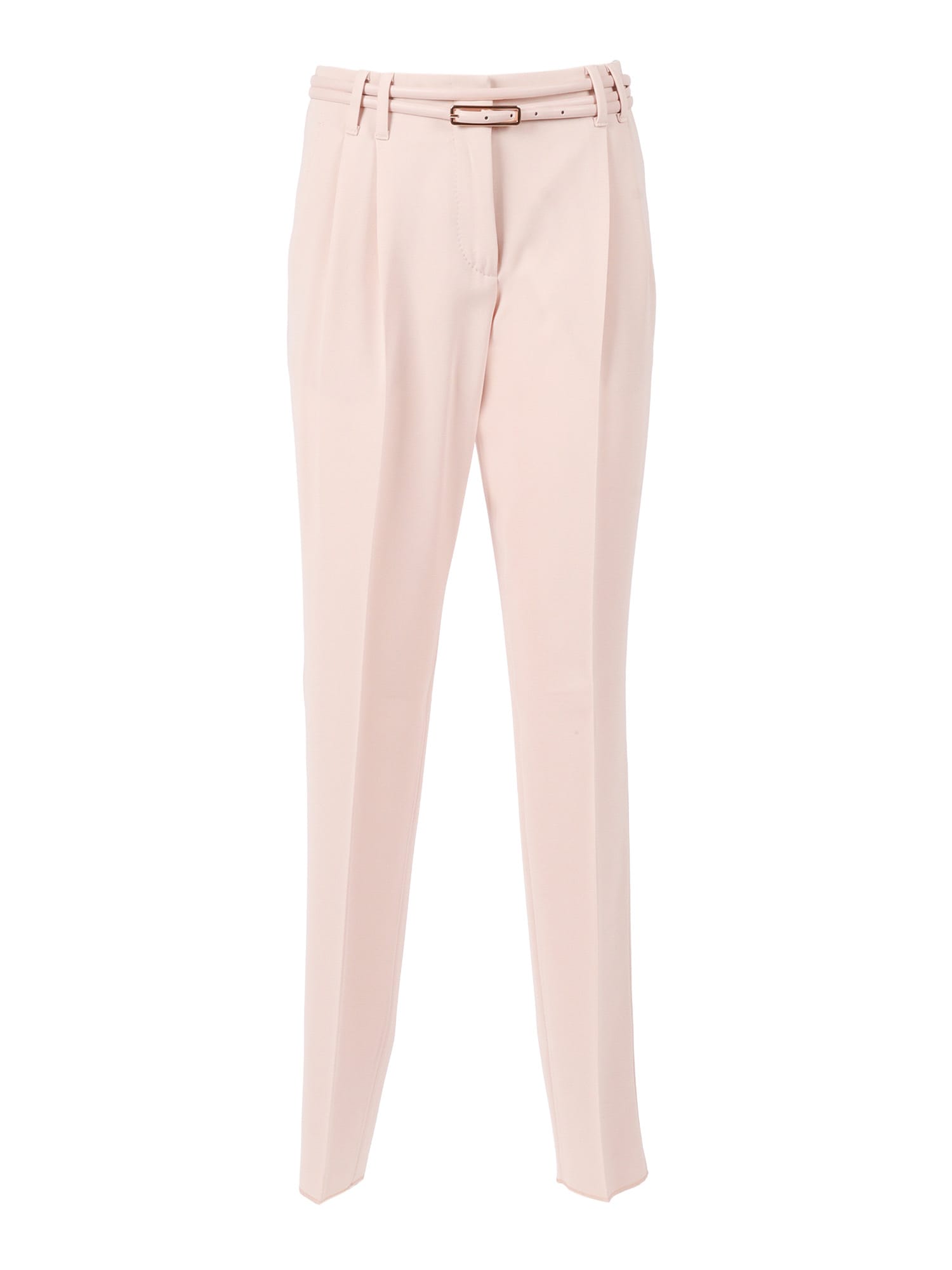 Max Mara Gisella Belt Trousers In Pink