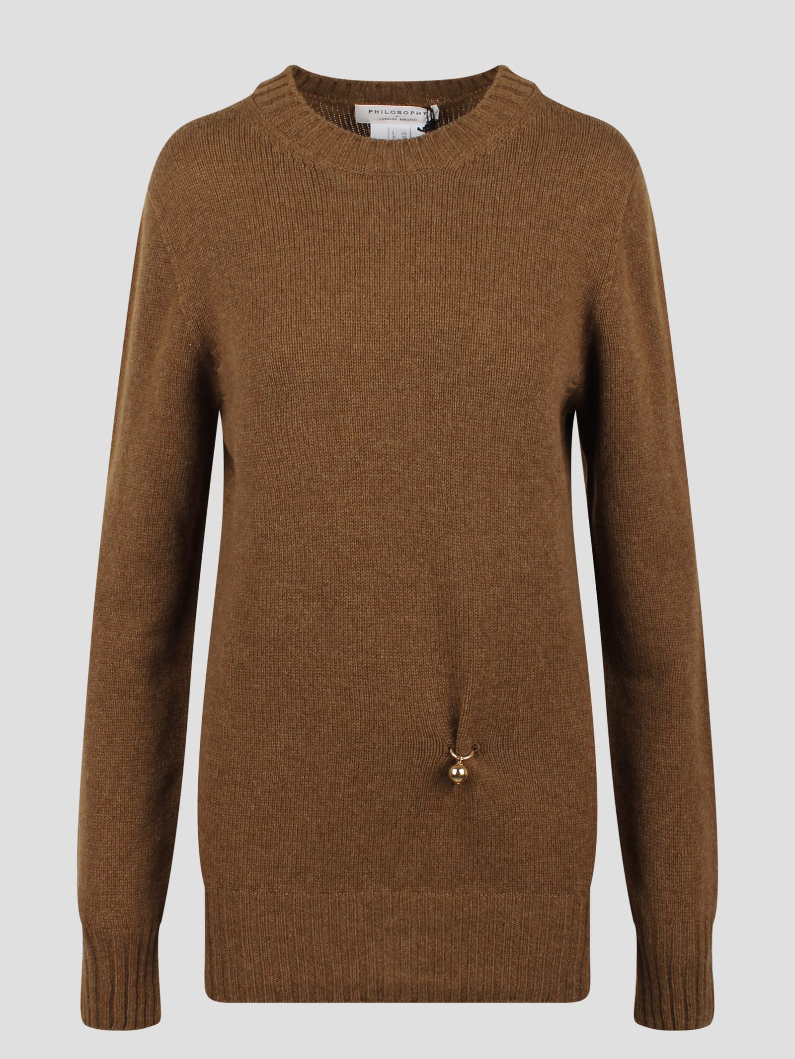 Shop Philosophy Di Lorenzo Serafini Sweater With Pendant