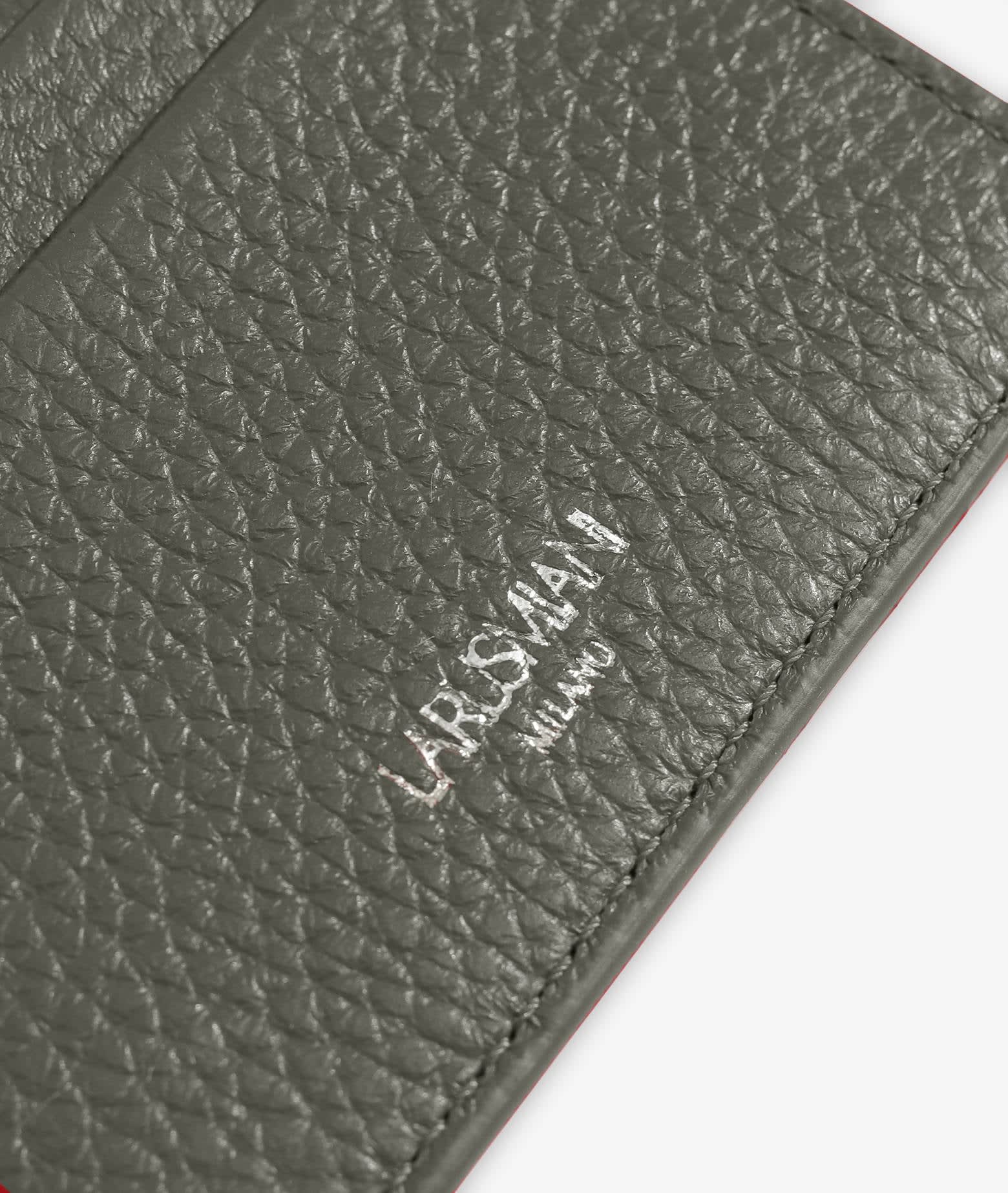 Larusmiani Horizontal Card Holder St.moritz Wallet In Brown