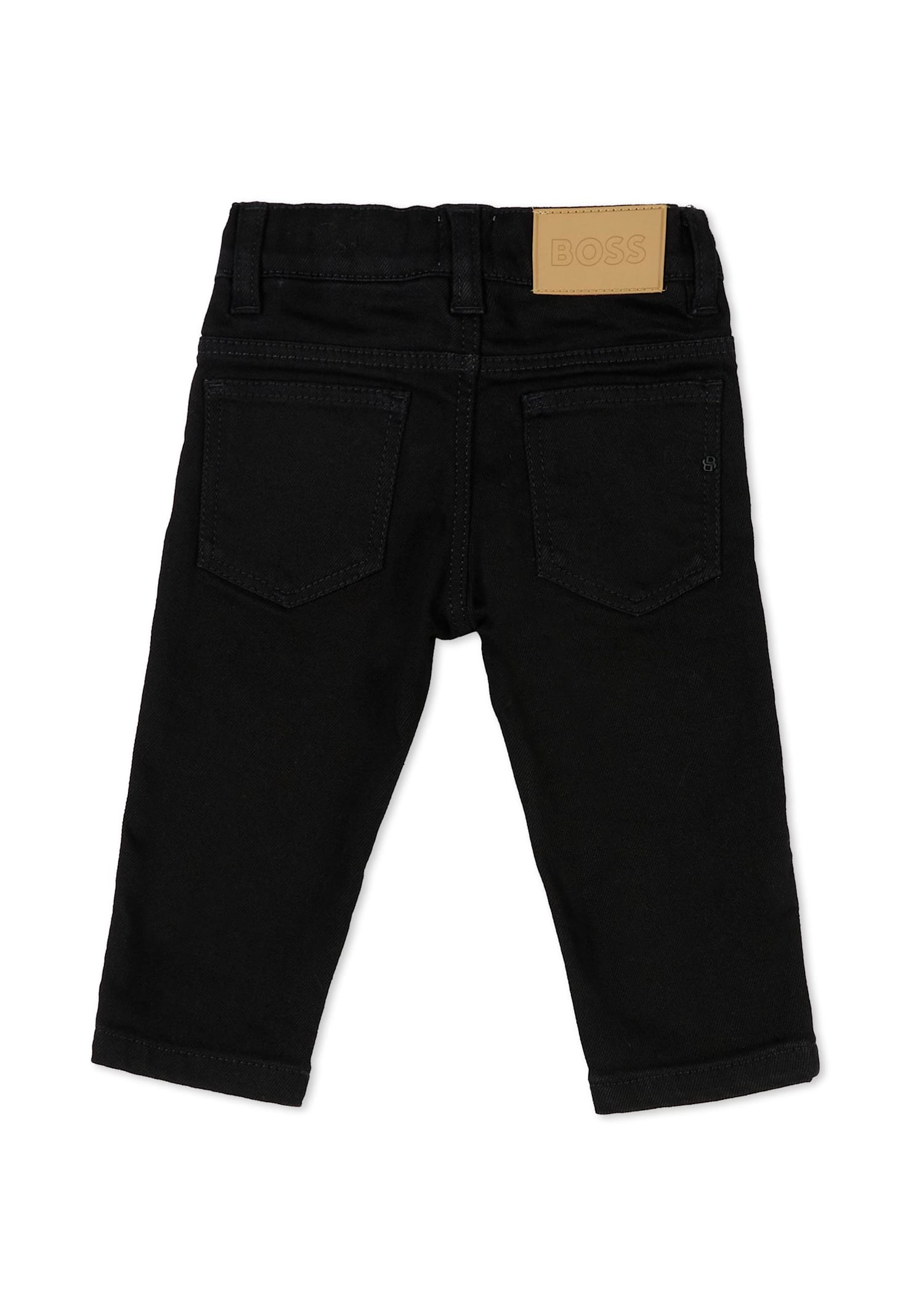 Hugo Boss Black Jeans For Baby Boy In Black
