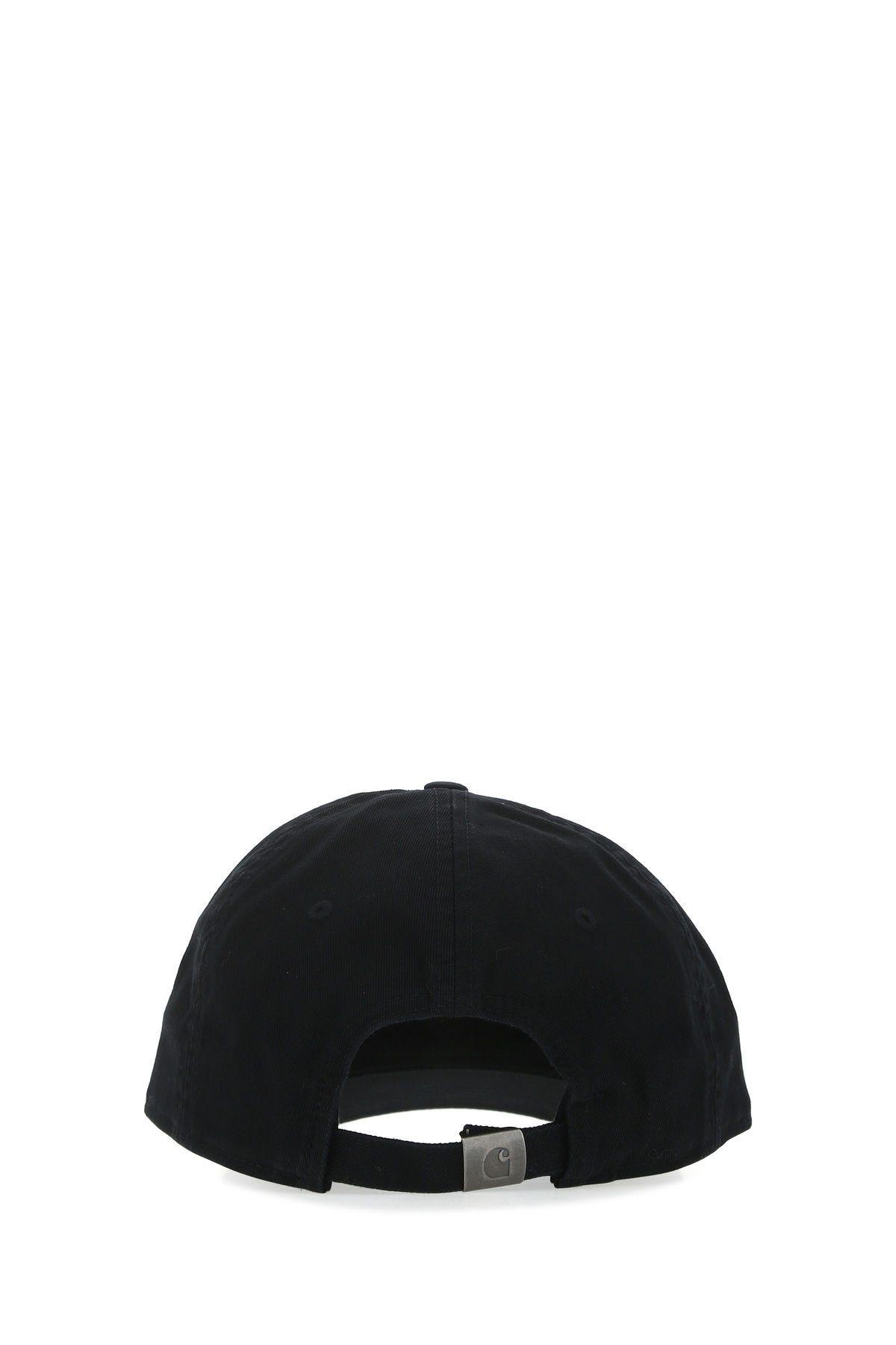 Shop Carhartt Black Cotton Madison Logo Cap In Nero