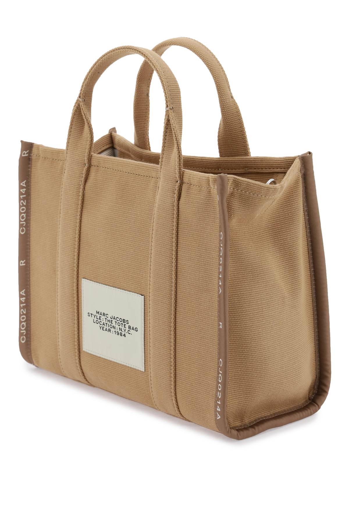 Marc Jacobs The Jacquard Medium Tote Bag In Camel